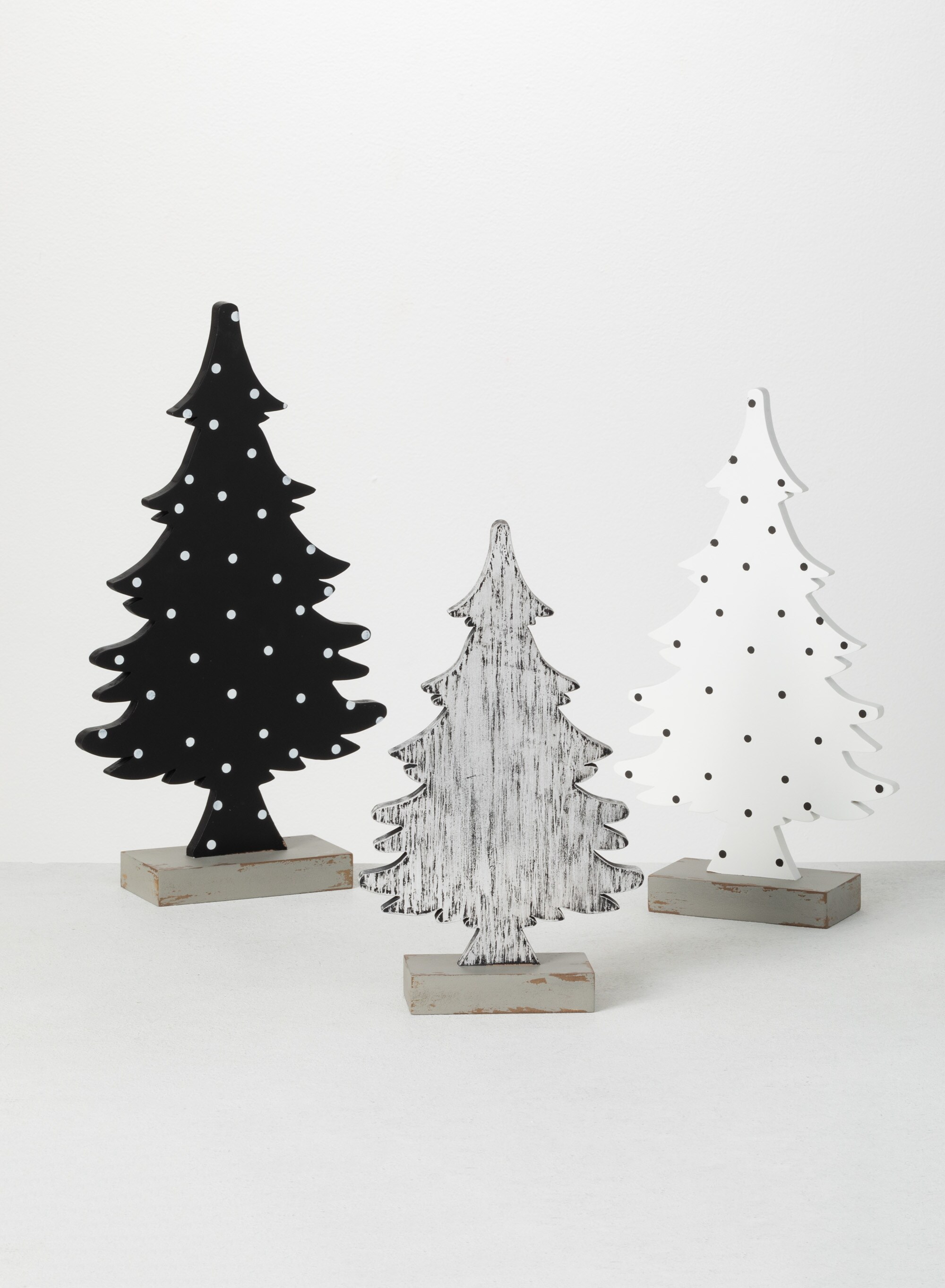 Sullivans PN3553 16-in Decoration Tree (3-Pack) Christmas Decor