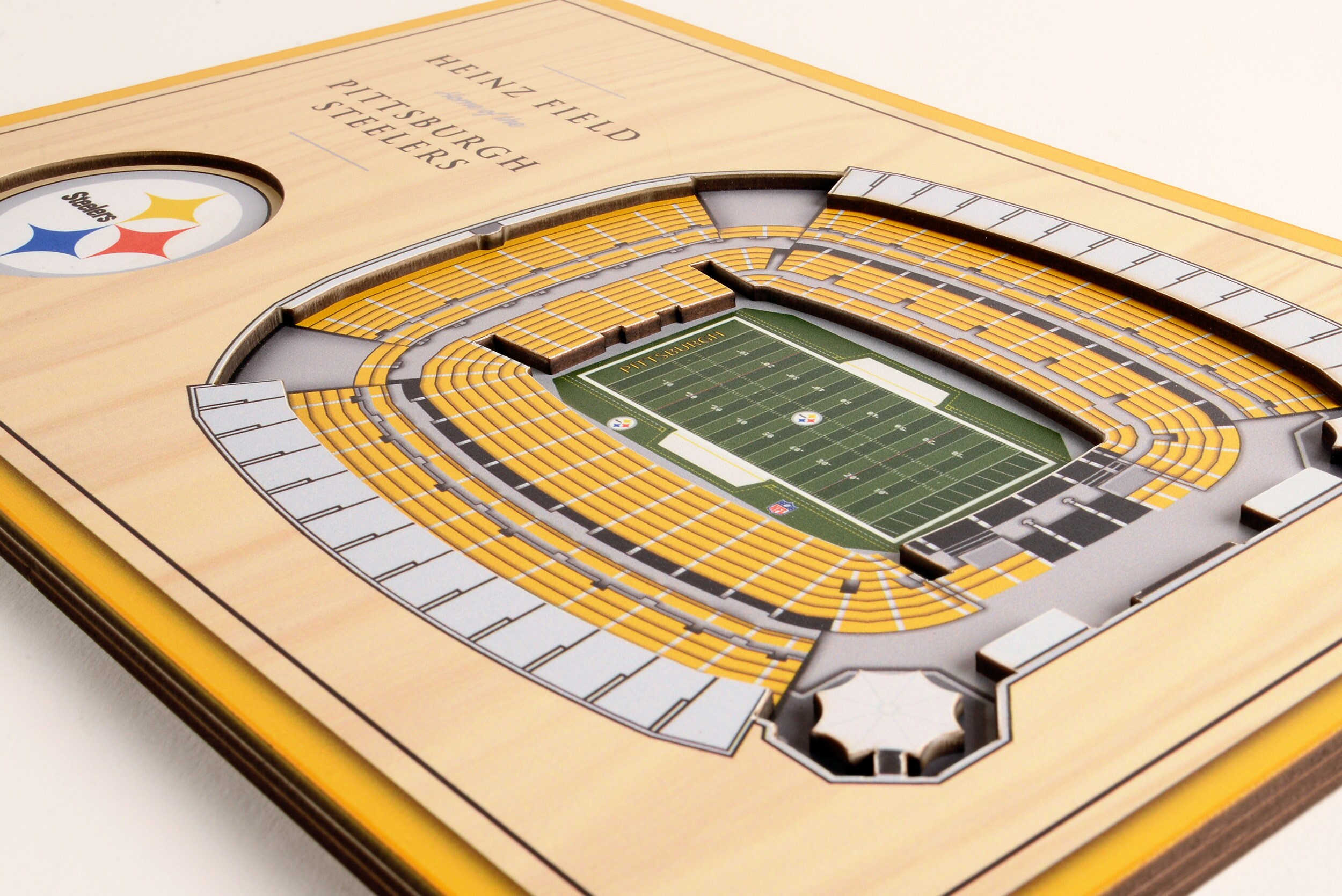 Pittsburgh Steelers 3D Stadium View Wall Art