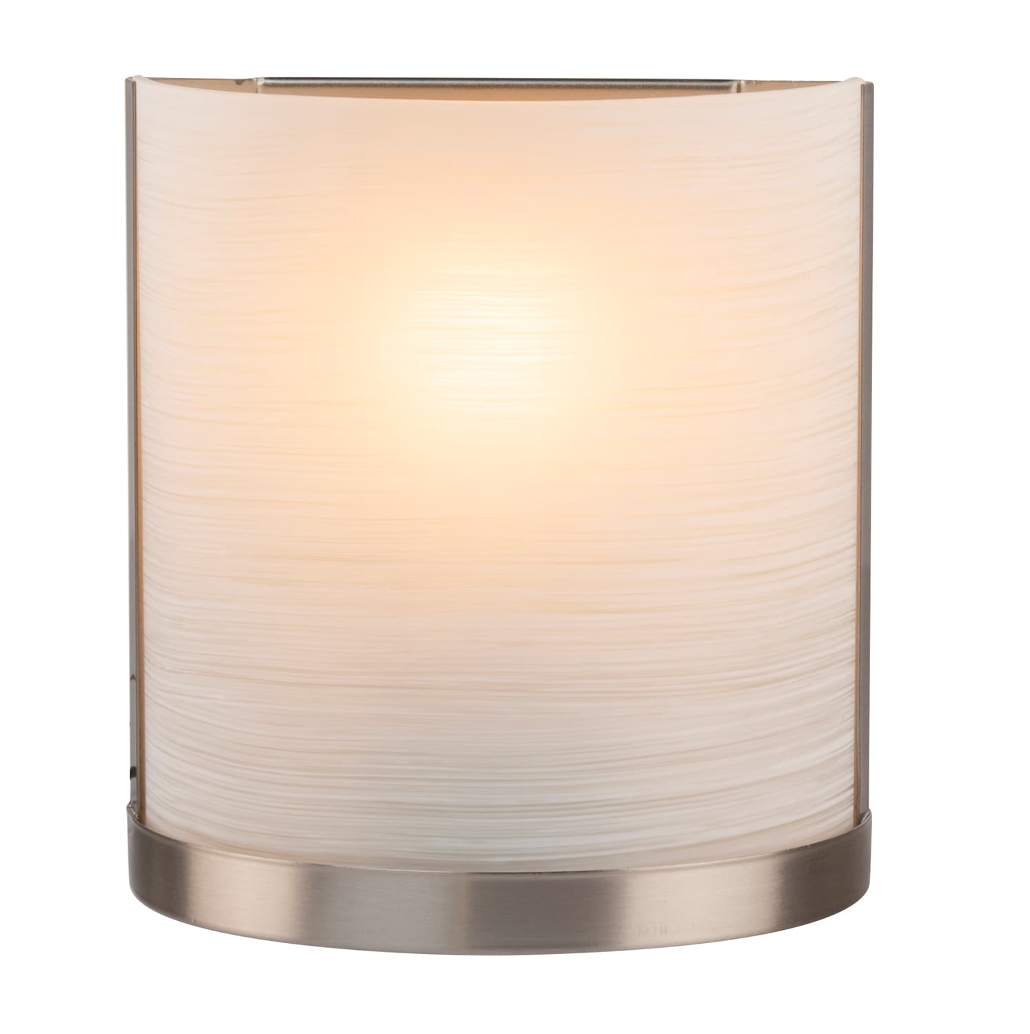 Merington Brushed Nickel Frosted Opal Vanity Light