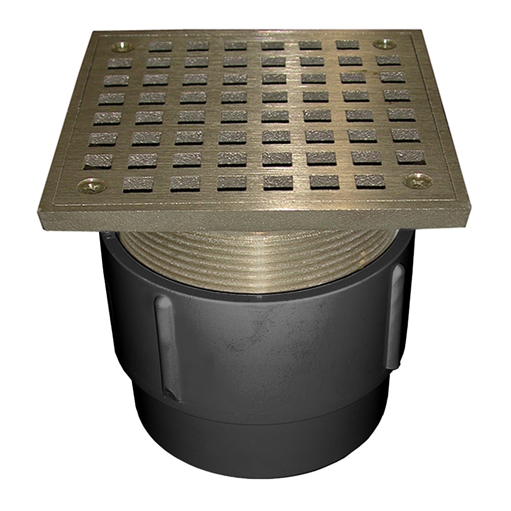 Jones Stephens D53080 Pipe Fit PVC with Metal Spud  6-in x 6-in Polished Brass Brass General-purpose drain