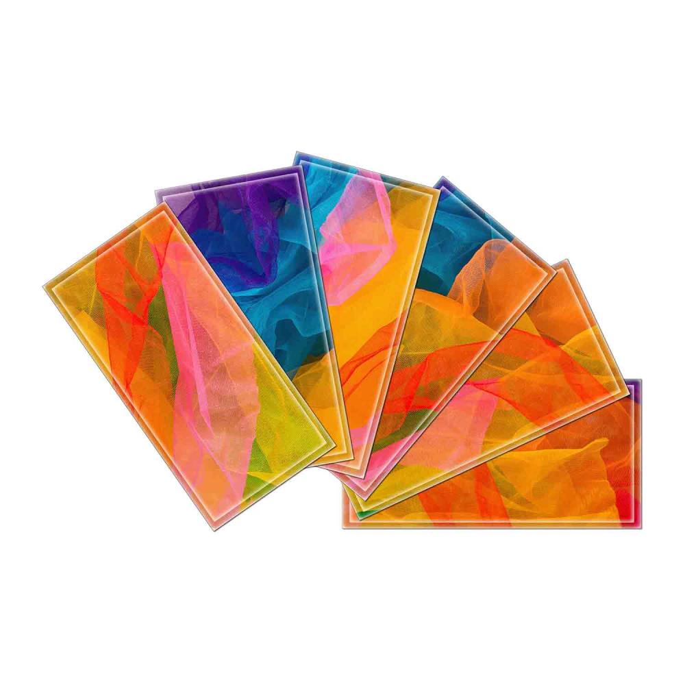 Instant Mosaic 5120101 Upscale Designs 64-Pack Multicolor 3-in x 6-in Glossy Glass Random Wall Tile