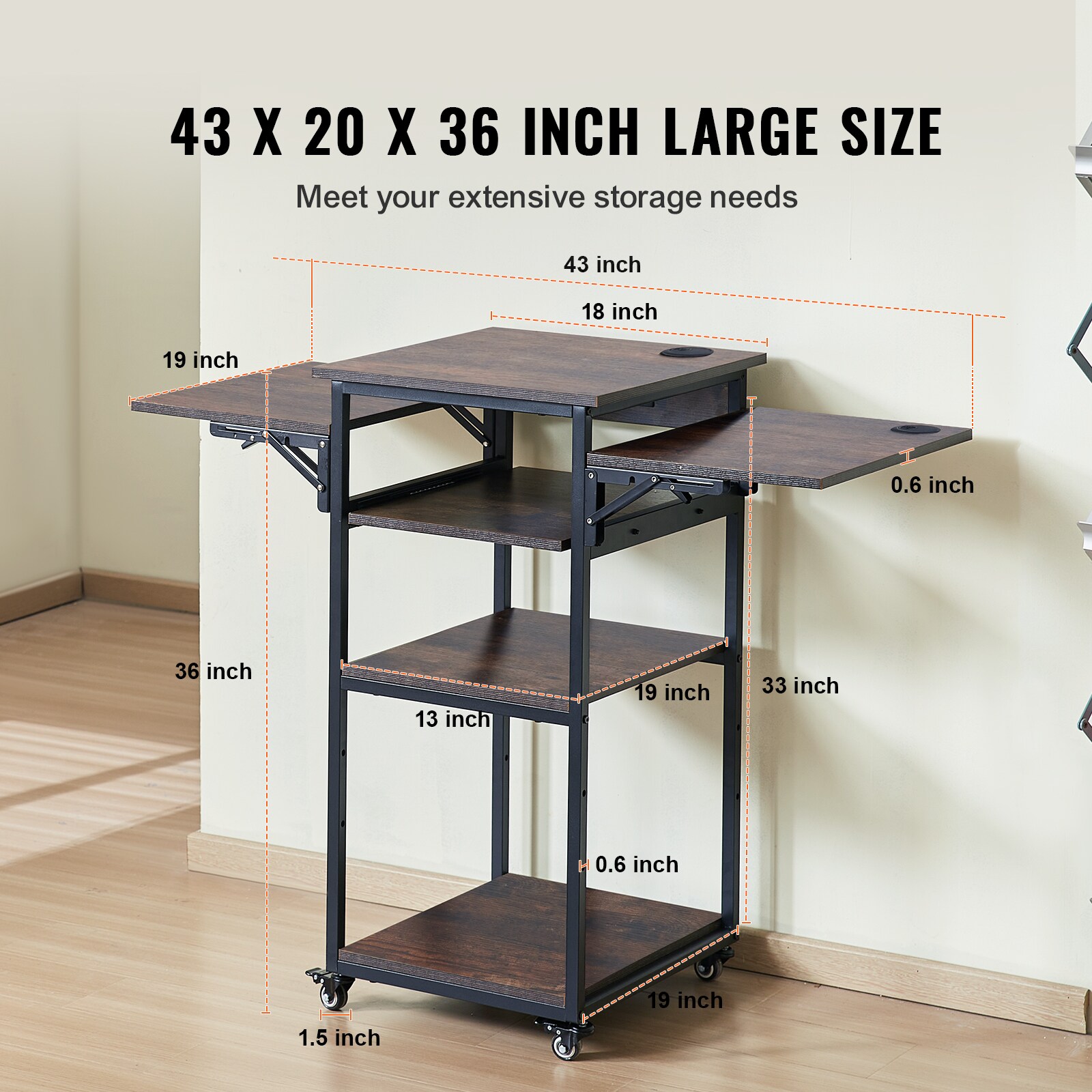 VEVOR SCRYJGZTZS4C08010V1 Office-Tables - View #5