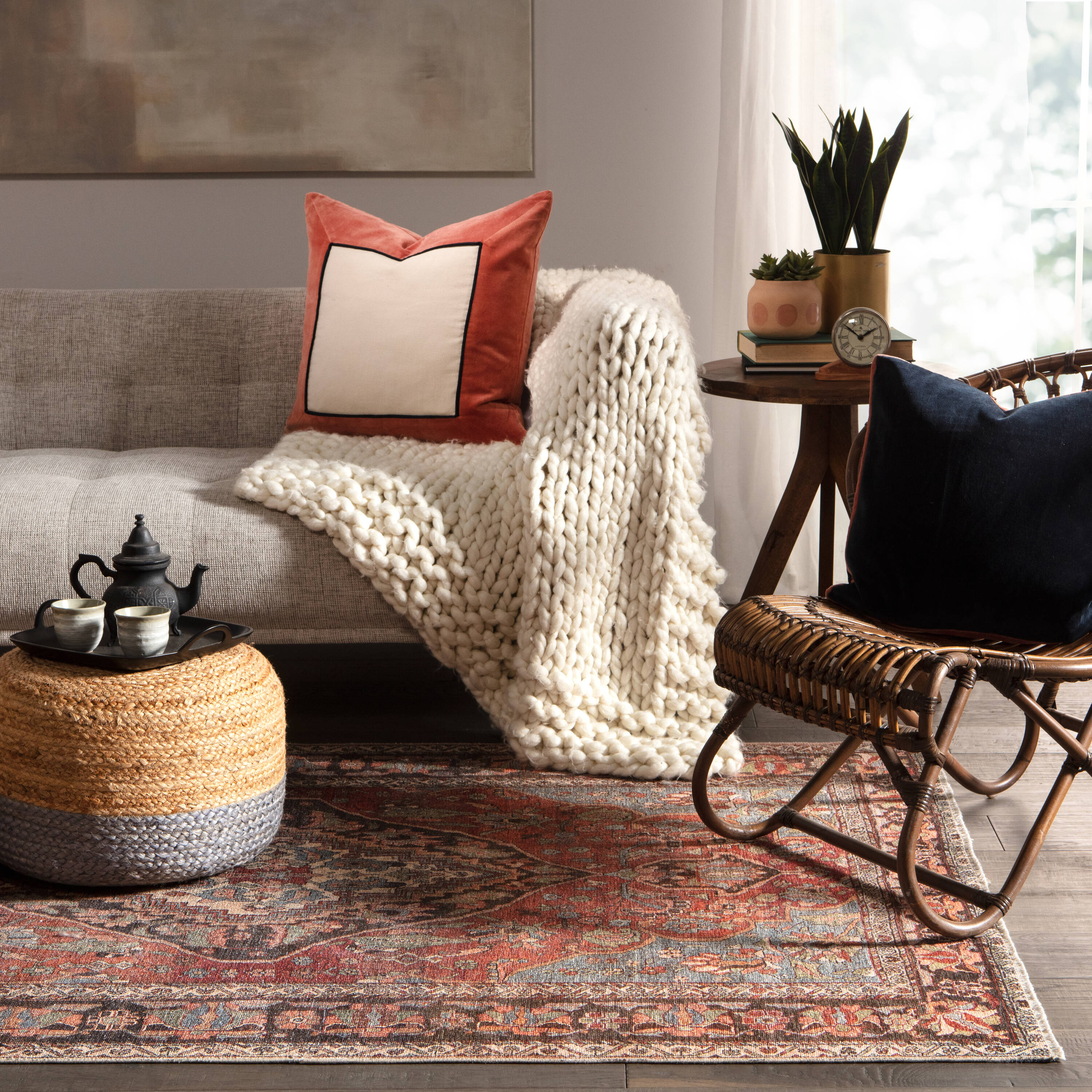 Jaipur Living BRF100464 Indoor-Ottomans - View #5