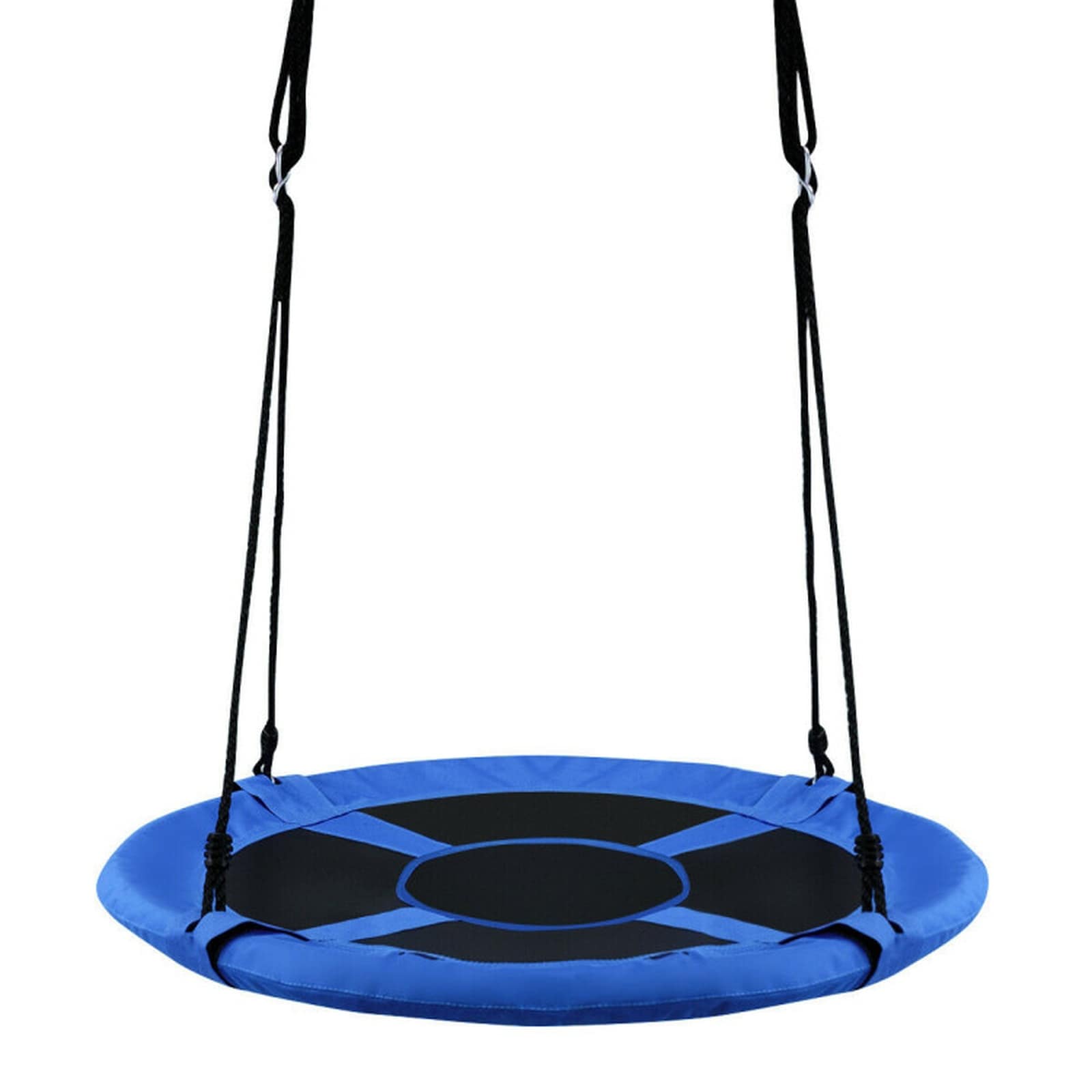 SUGIFT - 40-in Flying Saucer Tree Swing with Adjustable 40-in to 63-in Rope 700-lb Capacity 600D ...