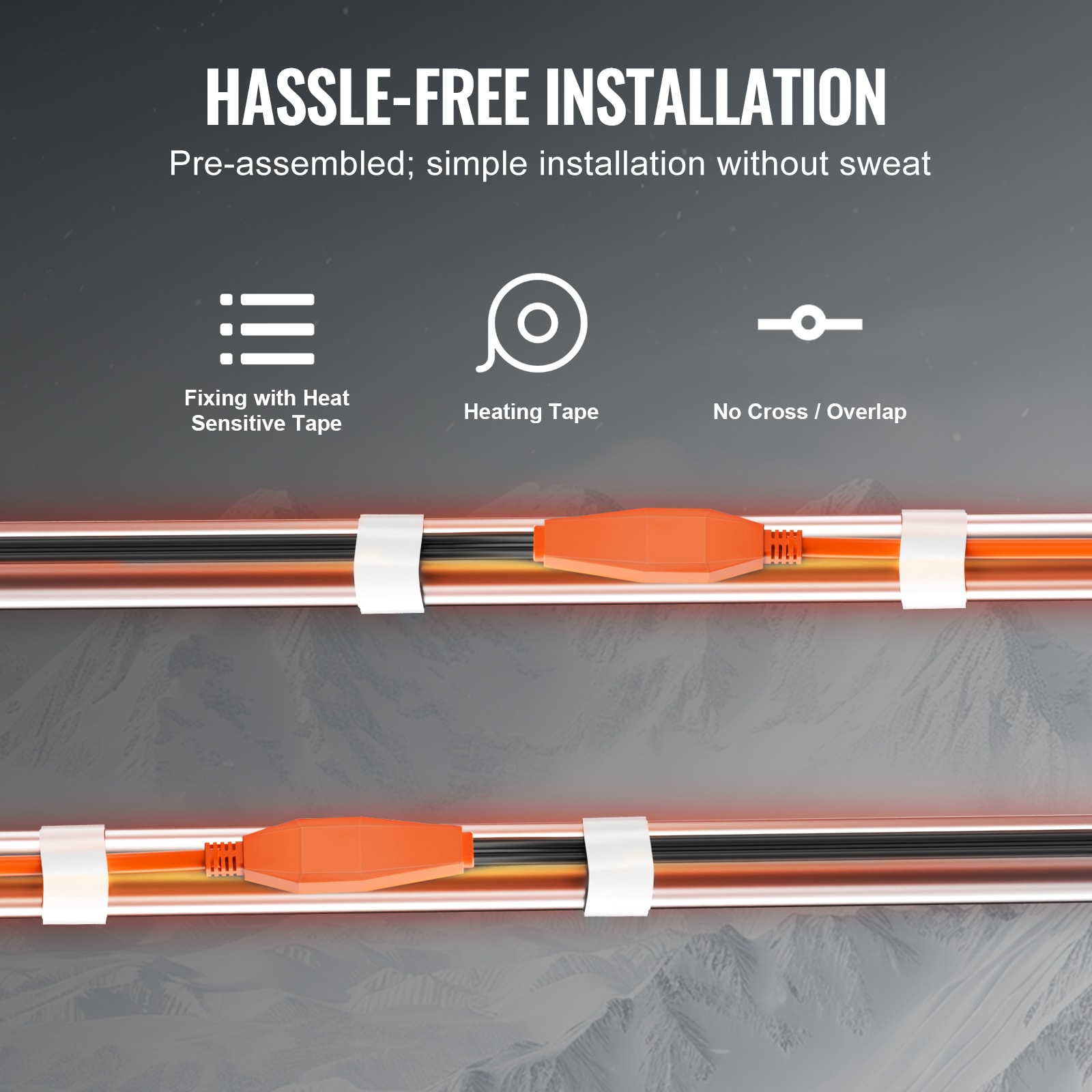 VEVOR SCHGLGWQGDJR05858V1 Tubular-Pipe-Wrap - View #6