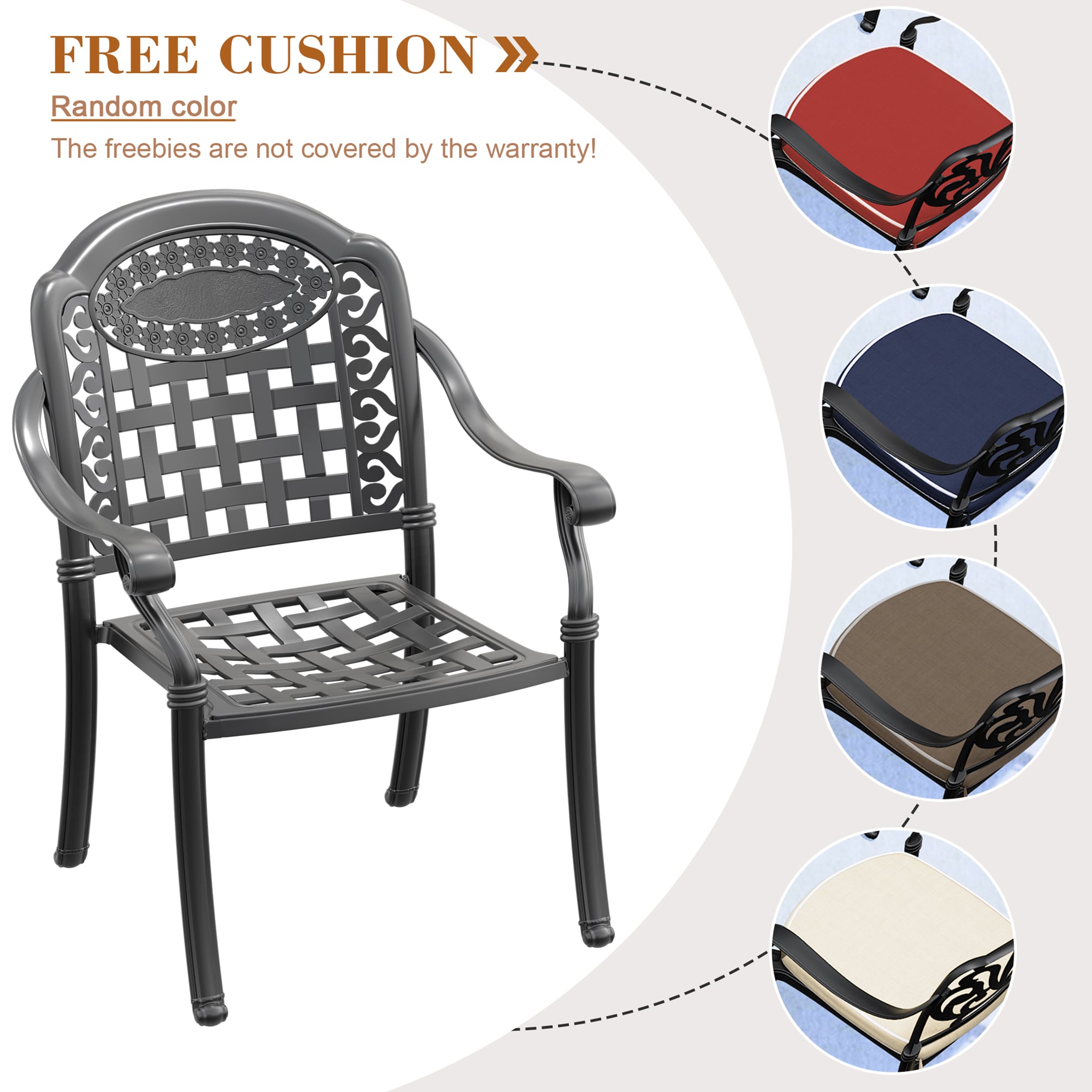 Kahomvis NICE-QP1092-069 Patio-Dining-Sets - View #3