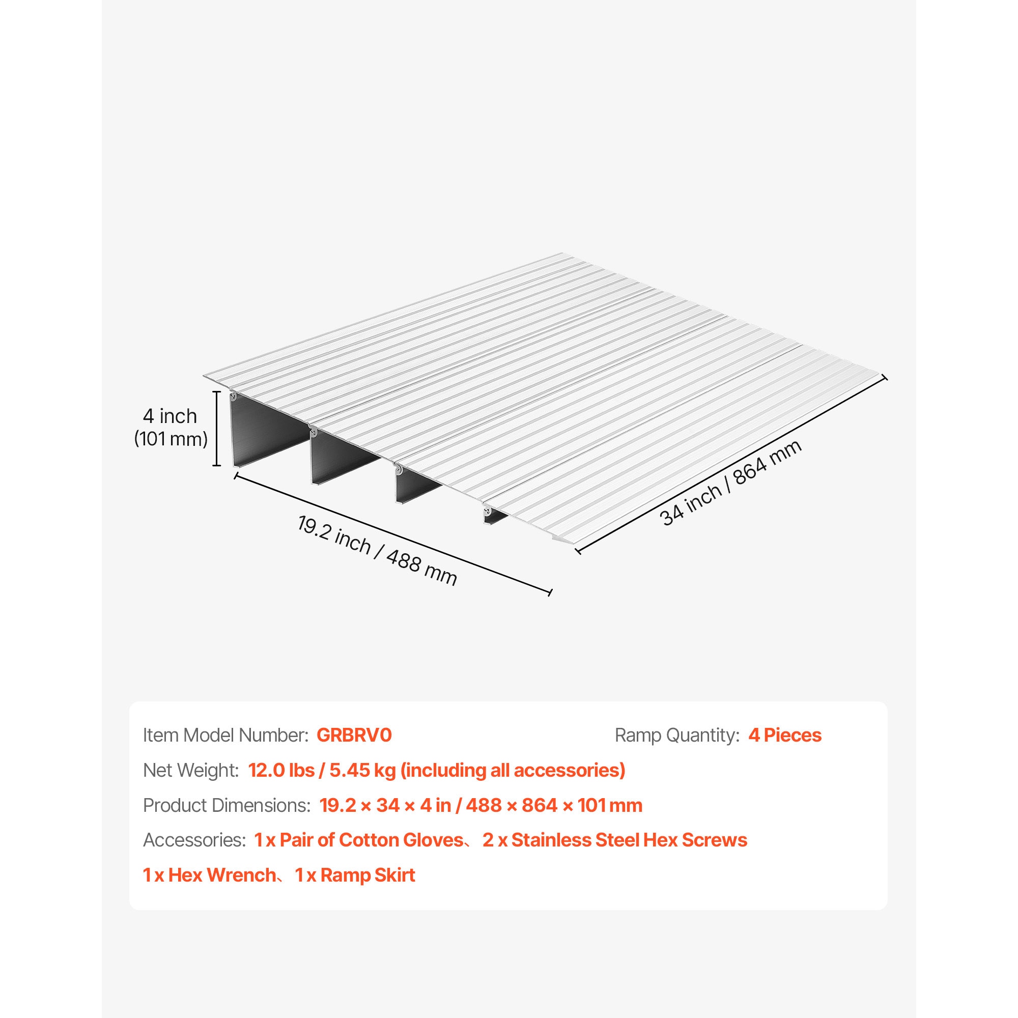 VEVOR SCPJSMJLPD4Y10005V0 Access-Ramps - View #7