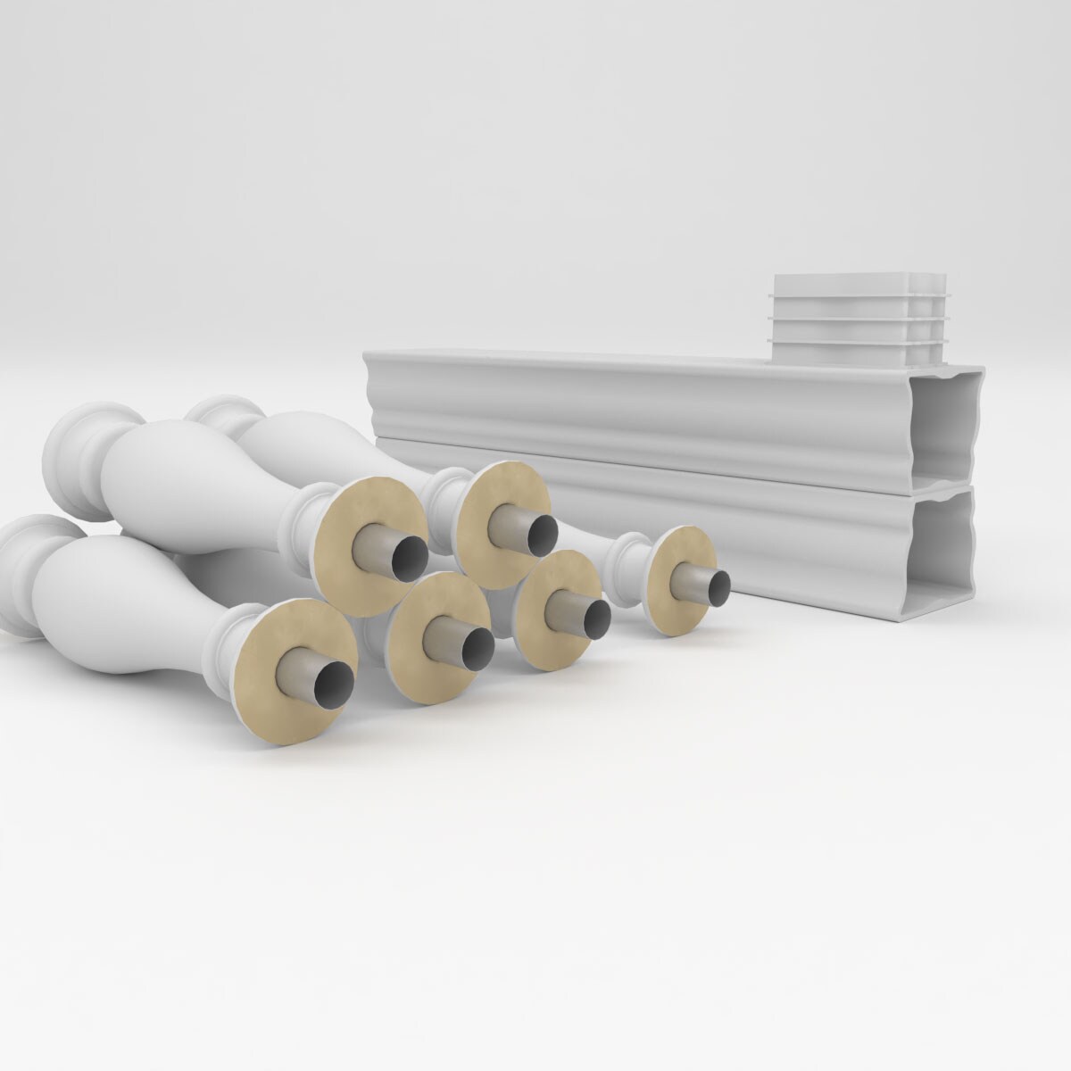 Ekena Millwork BALK32X036LGN railings - View #6