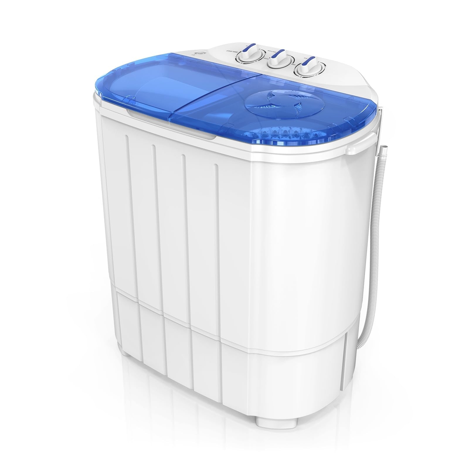 Aoibox 11 lbs Portable Washing Machine Washer 7 lbs Spinner 4 lbs Combo Gravity Drain for Home RV Dorm Apartment #LABUJZBR