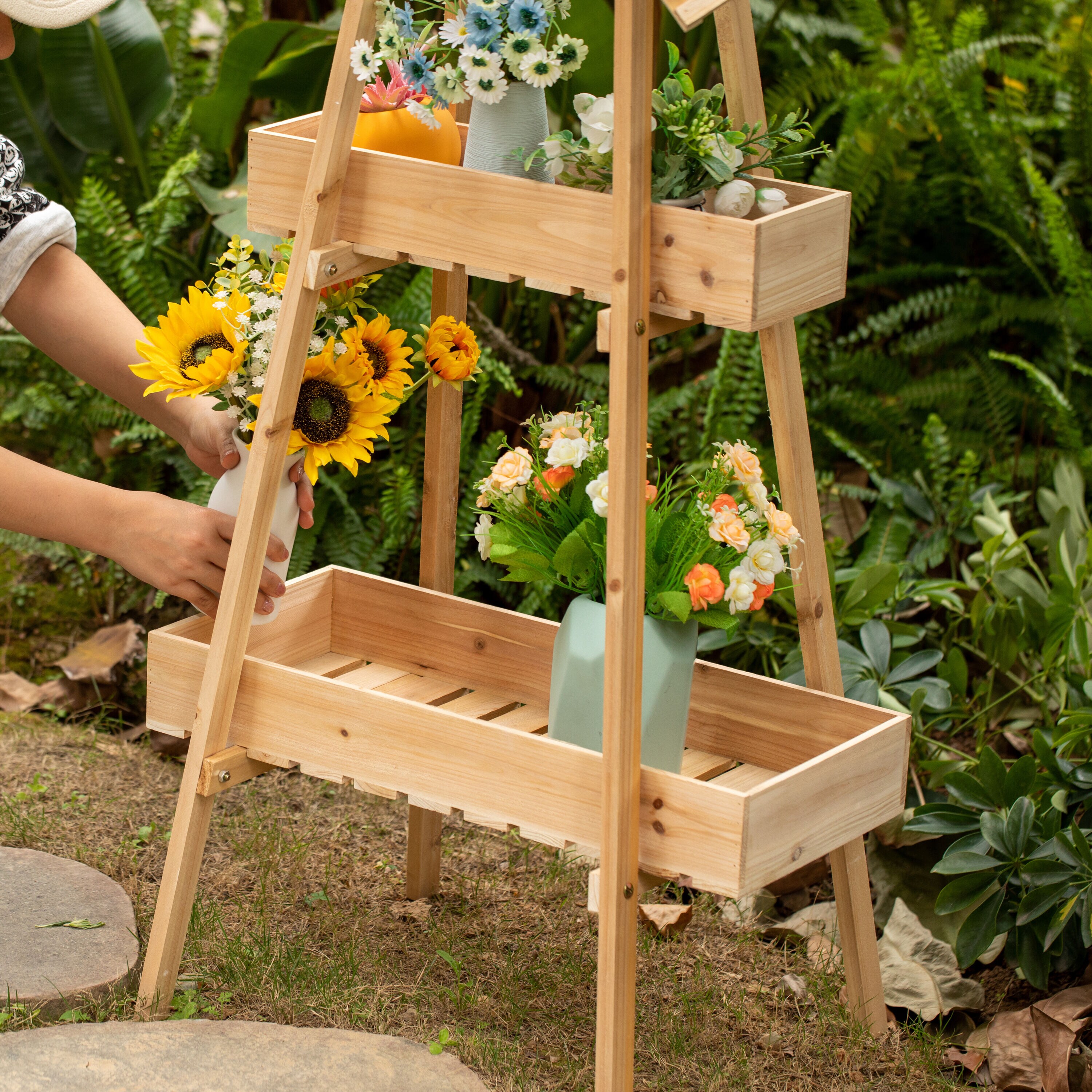 Vintiquewise QI004600 Plant-Stand - View #6