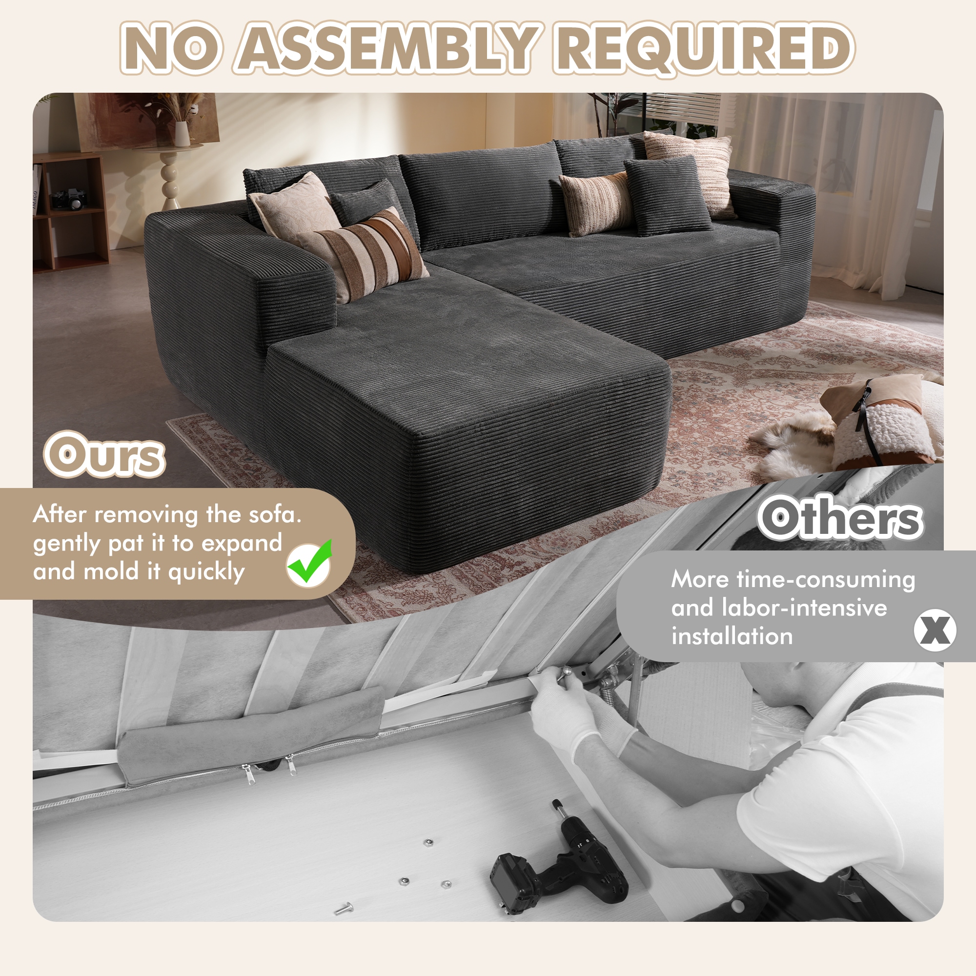 weaxty HMB2V900L Sofas-Loveseats - View #3