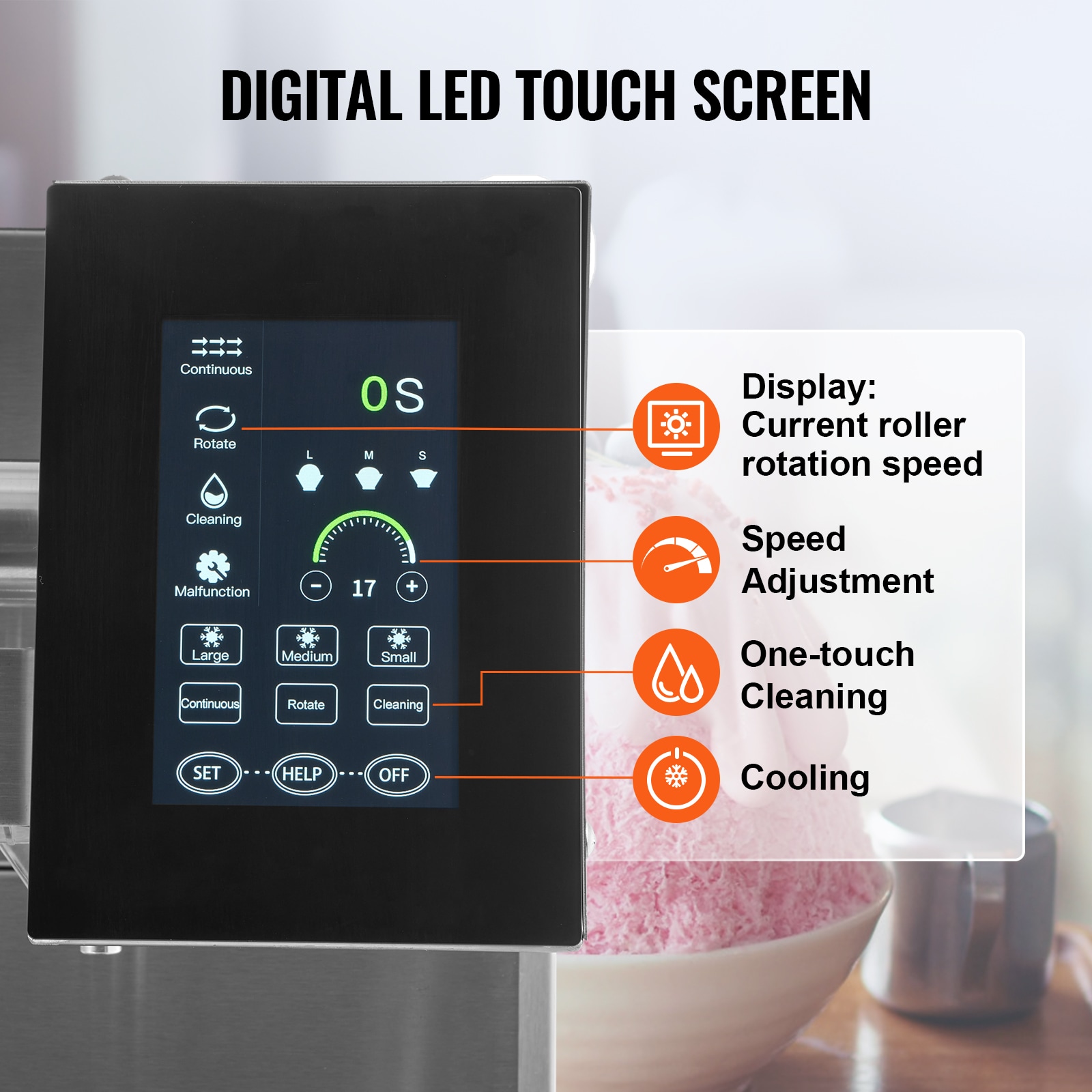 VEVOR FTSZBJFBFTJTB8B8WV1 Frozen-Drink-Makers - View #5