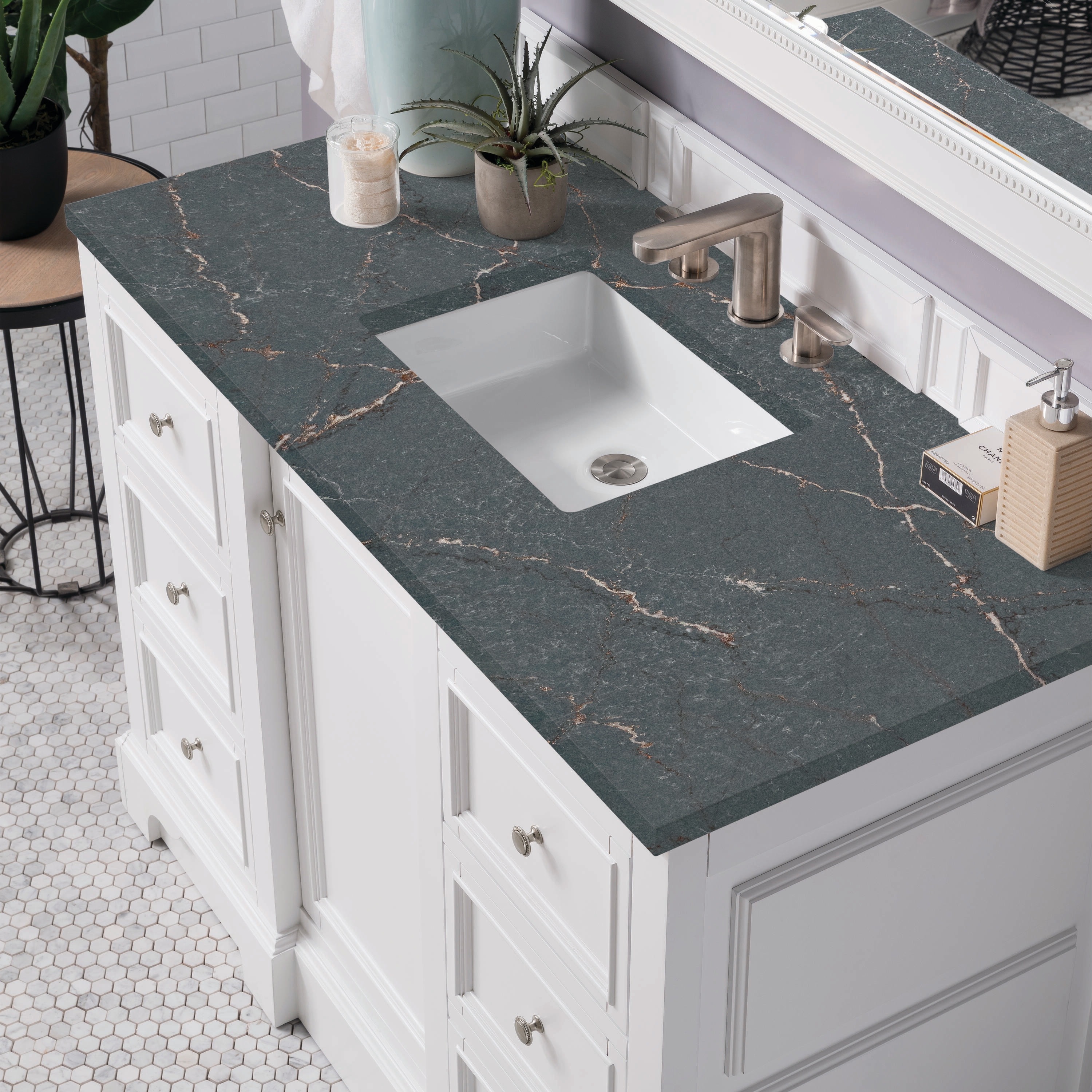 James Martin Vanities 825-V48-BW-3PBL Bath-Vanity-Combo - View #5