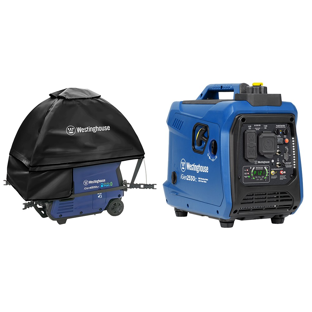 Westinghouse  iGen2550c Single Fuel Inverter Generator and Inverter Cover Set