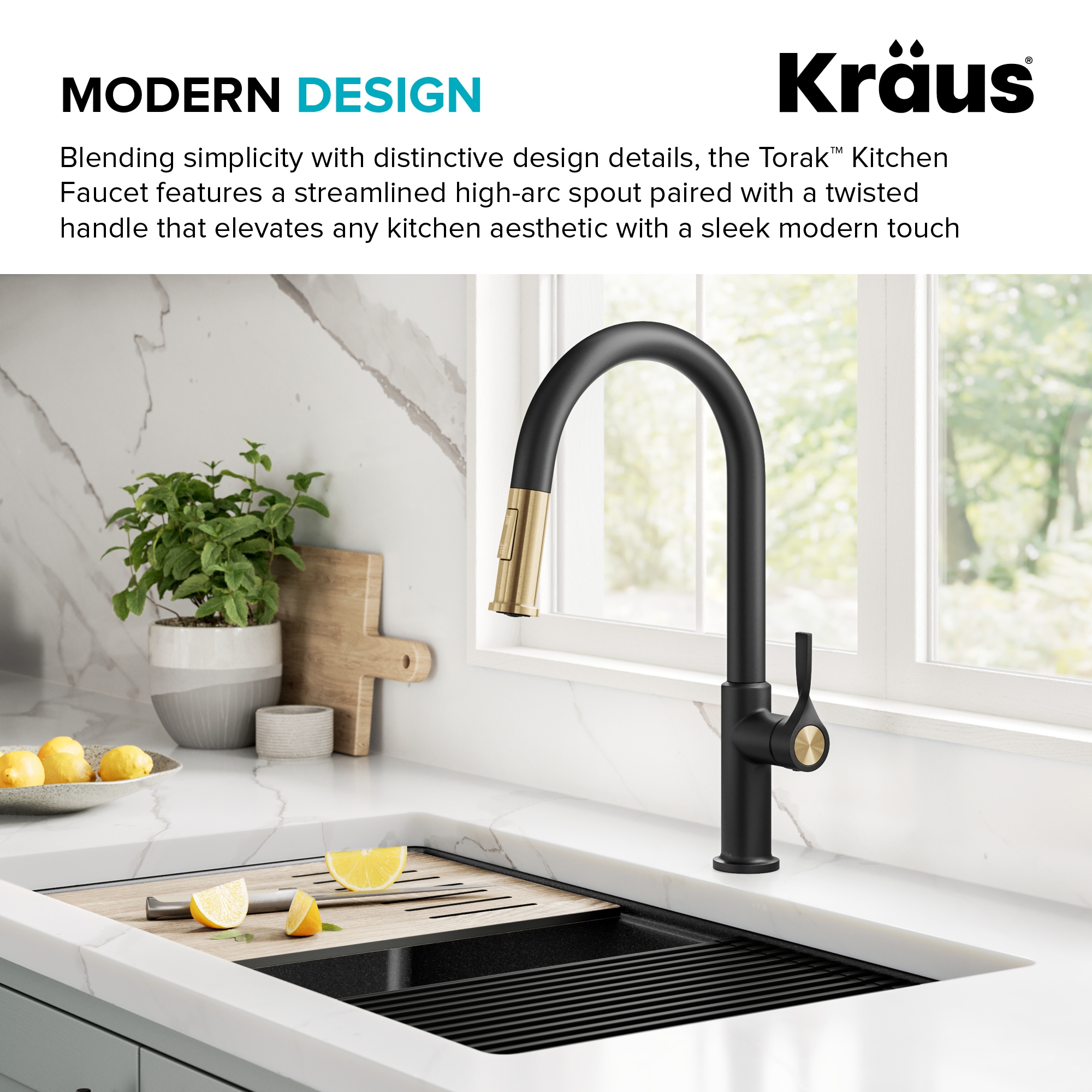 Kraus KPF-2840SFBBMB Kitchen-Faucets - View #5