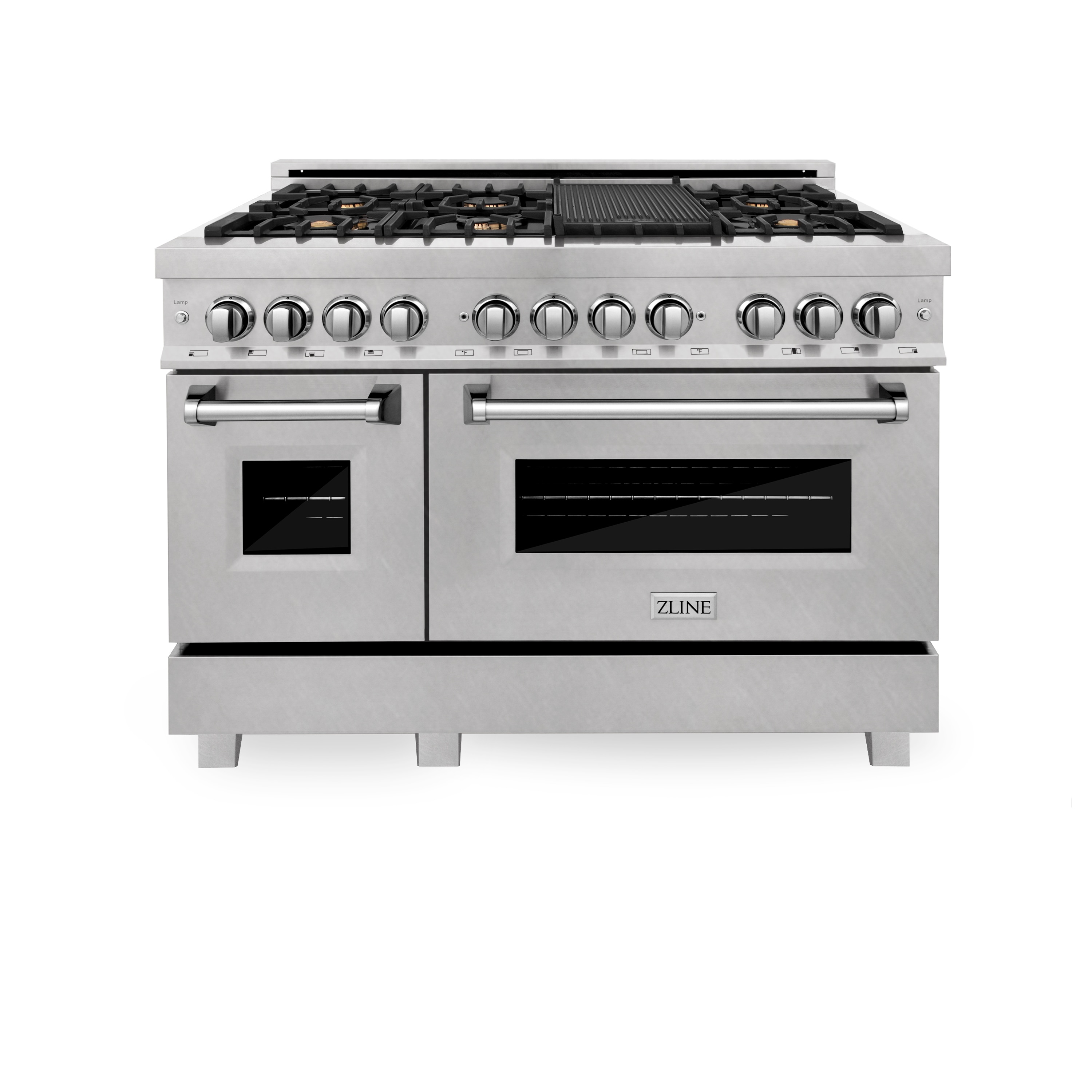 ZLINE KITCHEN & BATH RAS-SN-BR-GR-48 Double-Dual-Fuel-Ranges - View #2