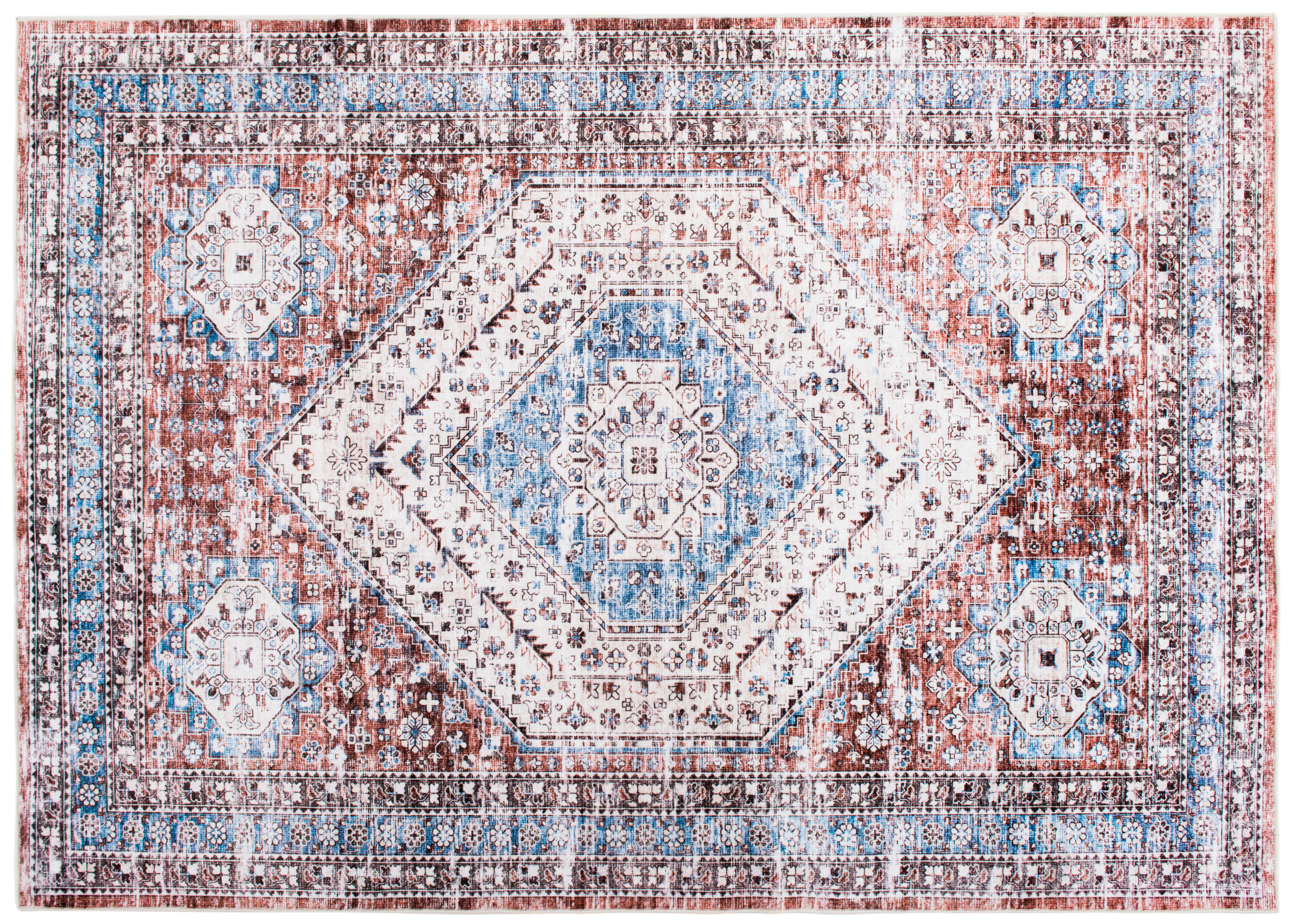 World Rug Gallery 7026MULTI5X7 rugs - View #3