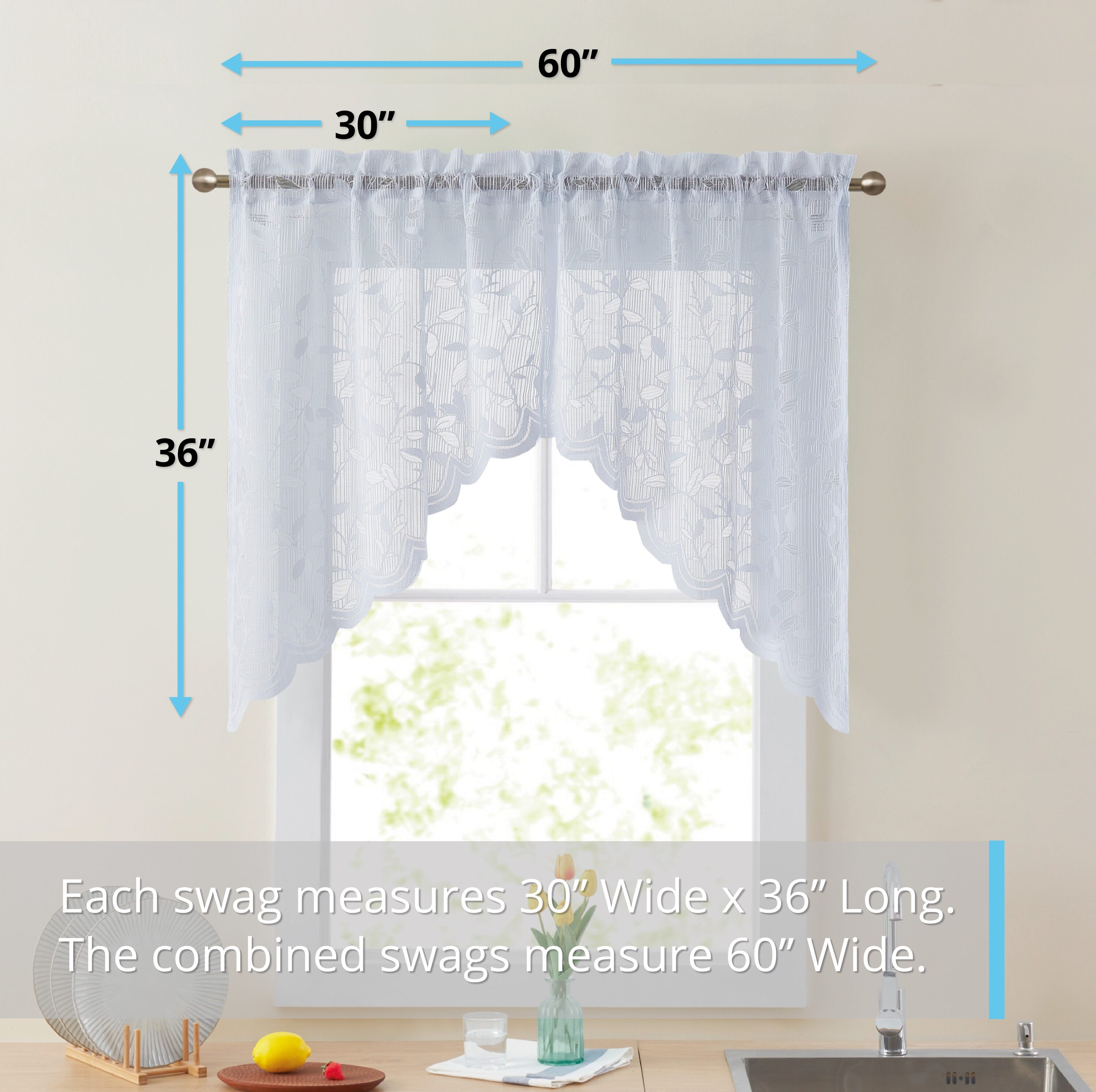 HLC.me JYC-SWG-36-WHT valances - View #3