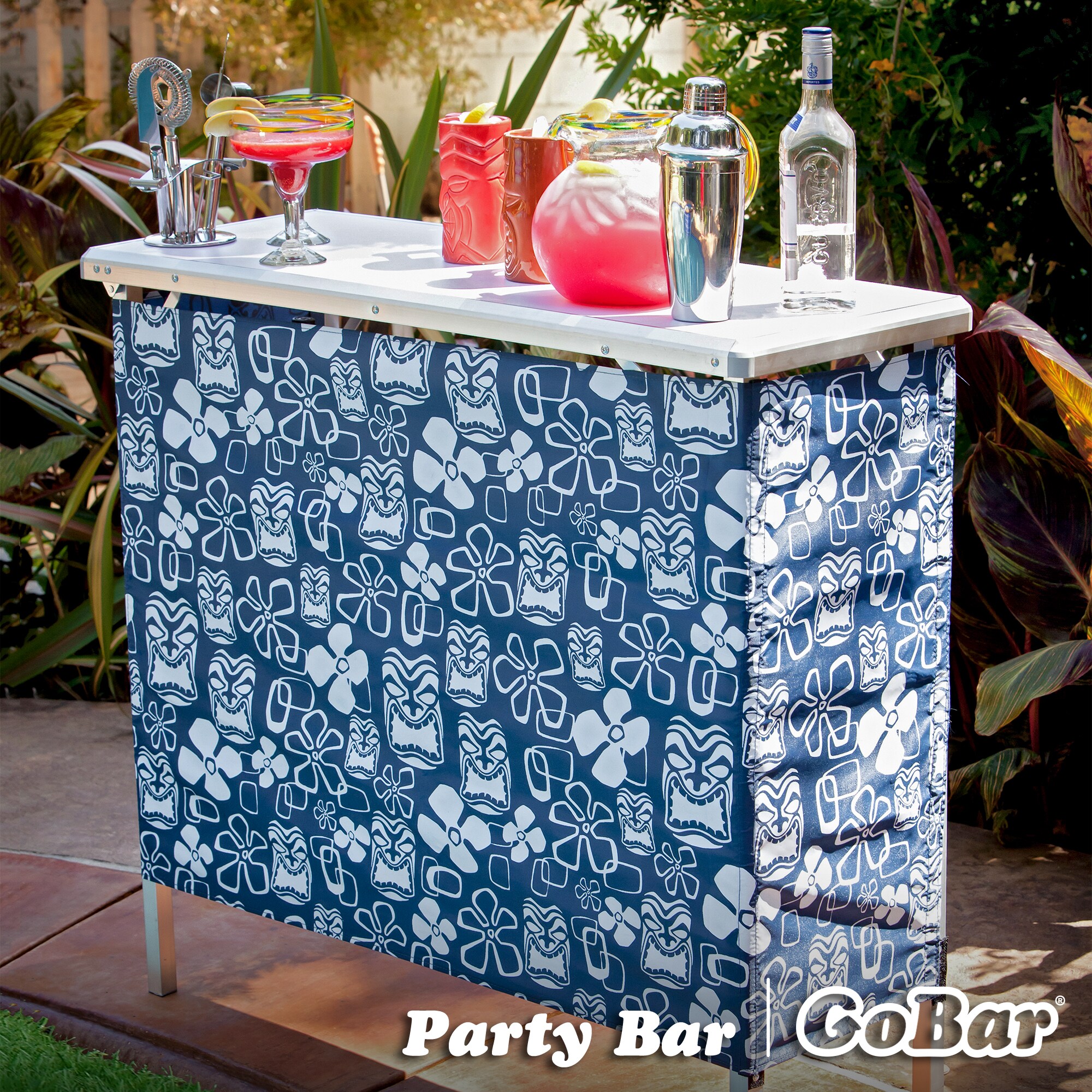 GoSports White Barware set