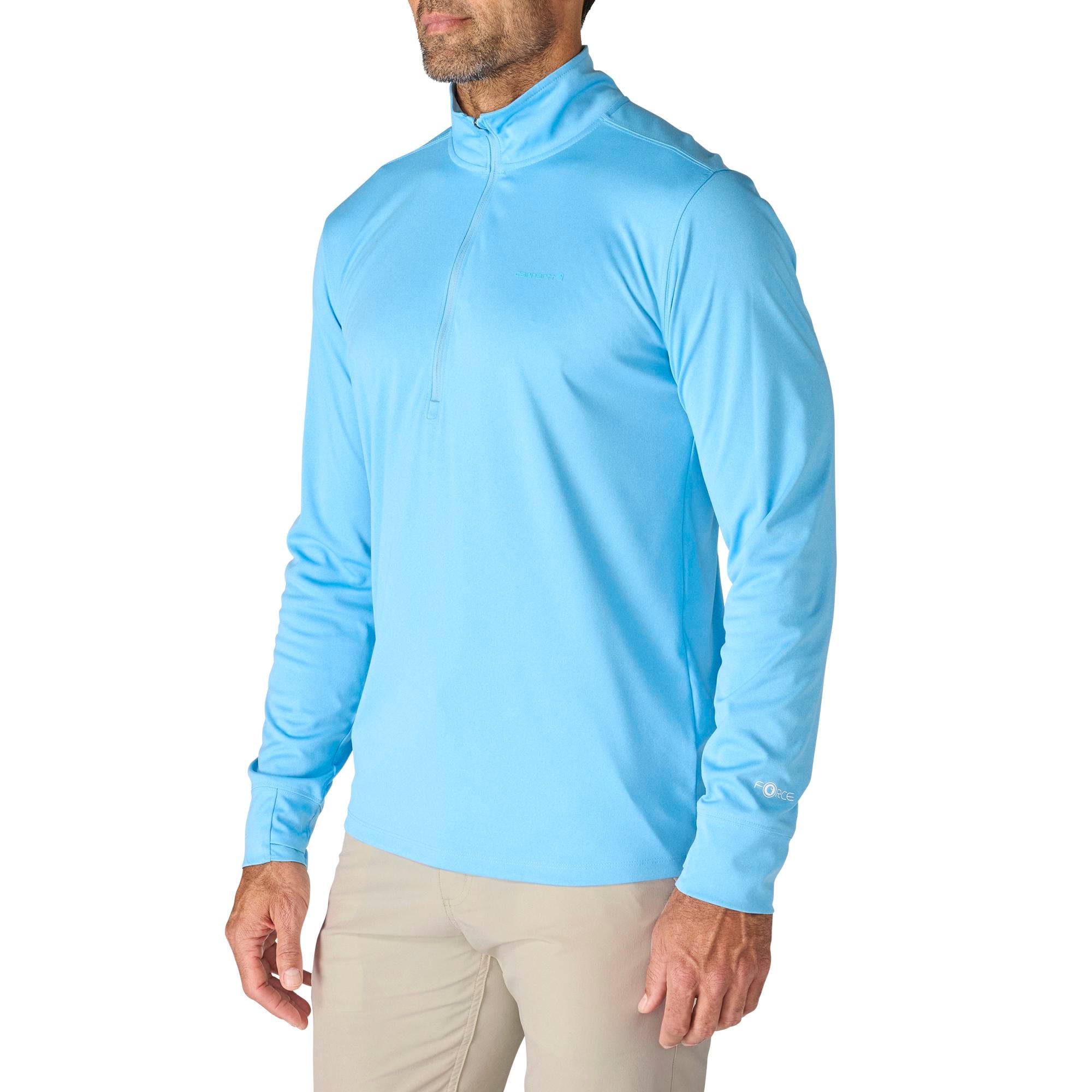Carhartt Force Sun Defender Men's Blue Light weight Jersey Long