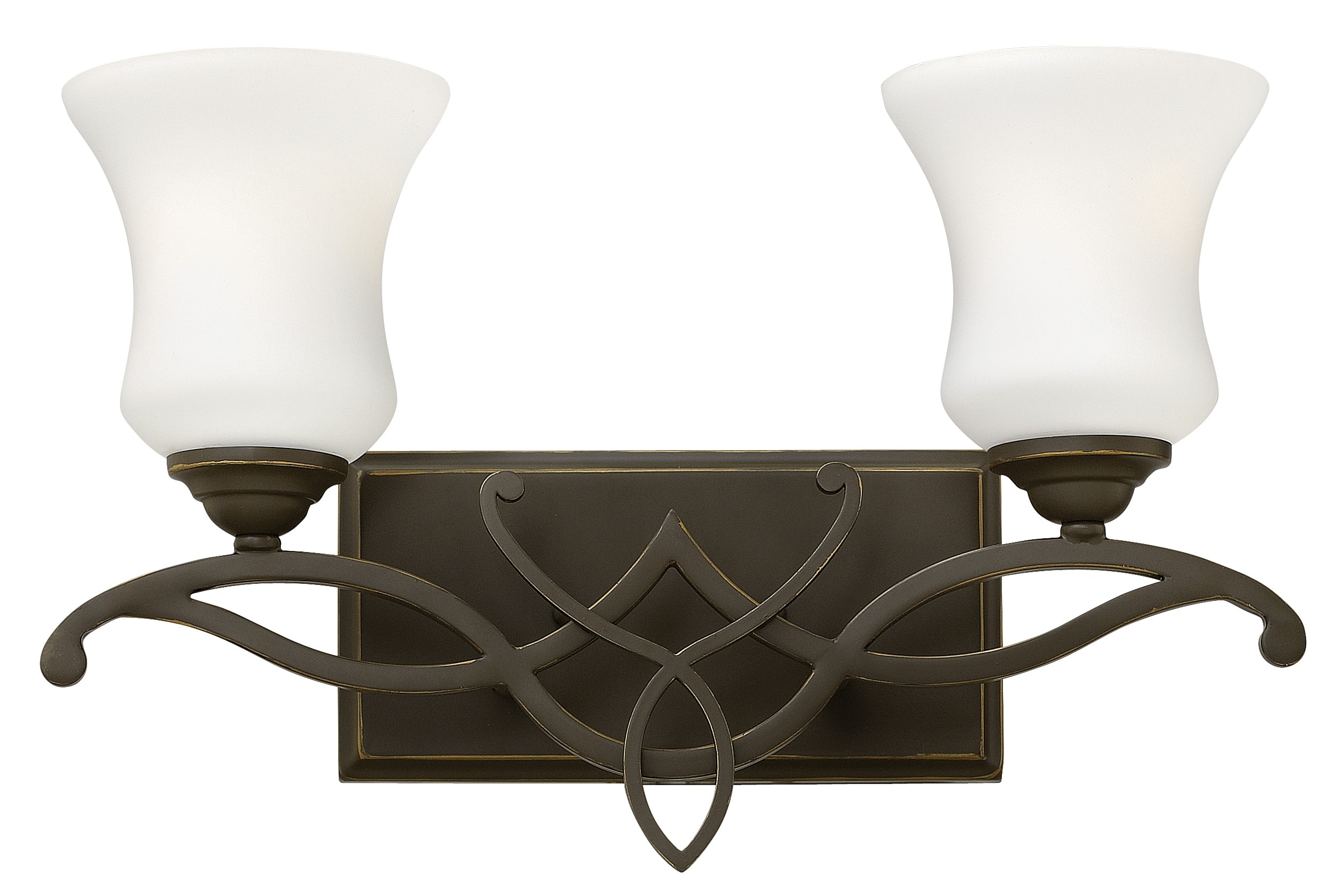 Hinkley 5002OB Brooke 16.5-in 2 -Light Antique Bronze Transitional Vanity light