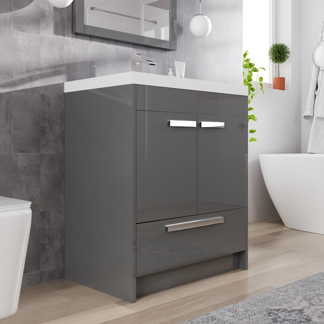 Eviva EVVN750-8-30GR Bath-Vanity-Combo - View #3