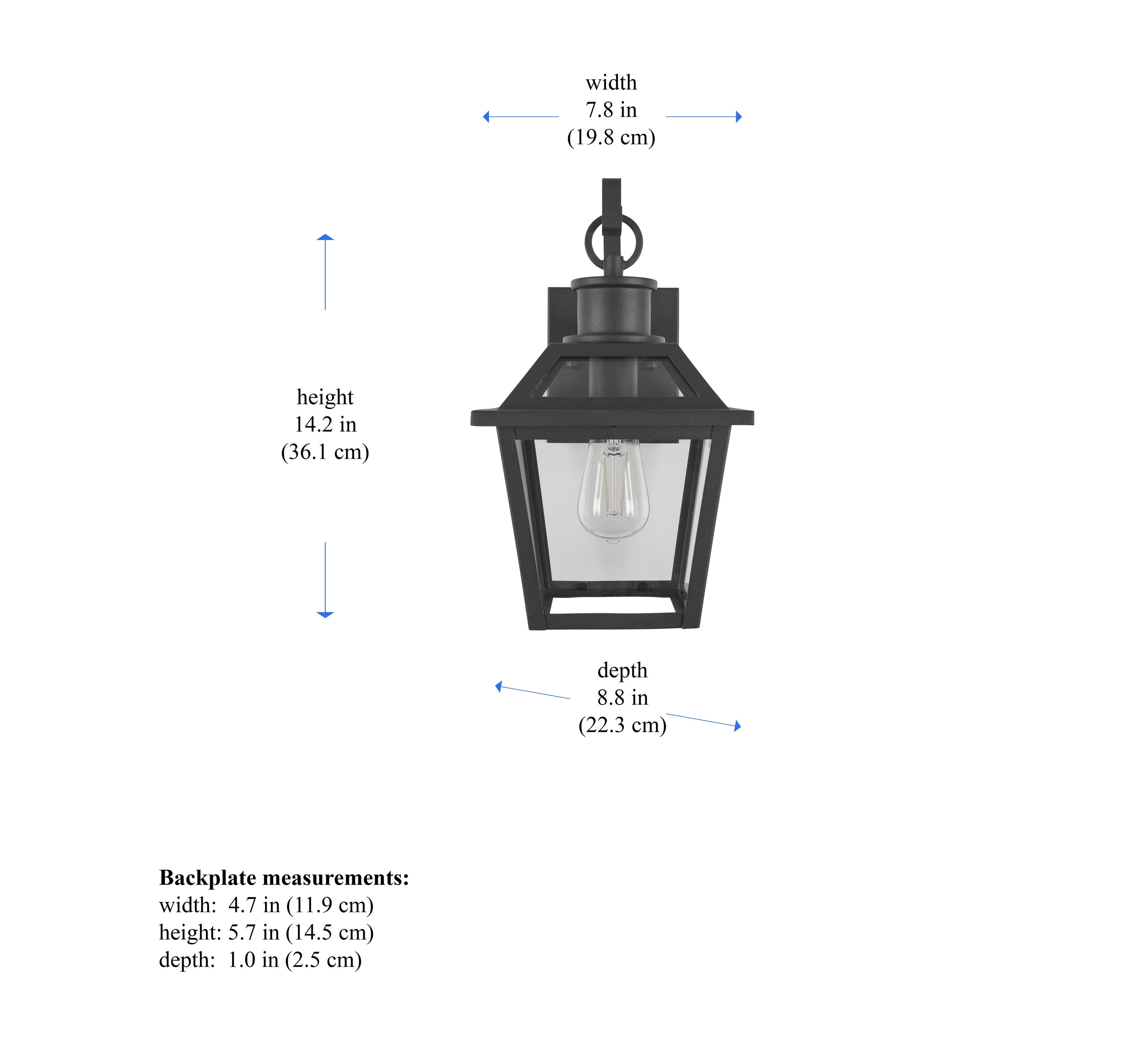 Bennett Lighting 22013650BLK Outdoor-Wall-Lighting - View #5