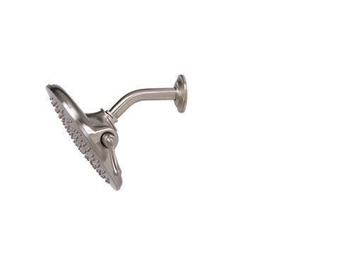 Moen Velocity Brushed Nickel Rain Fixed Shower Head 2.5-GPM (9.5 