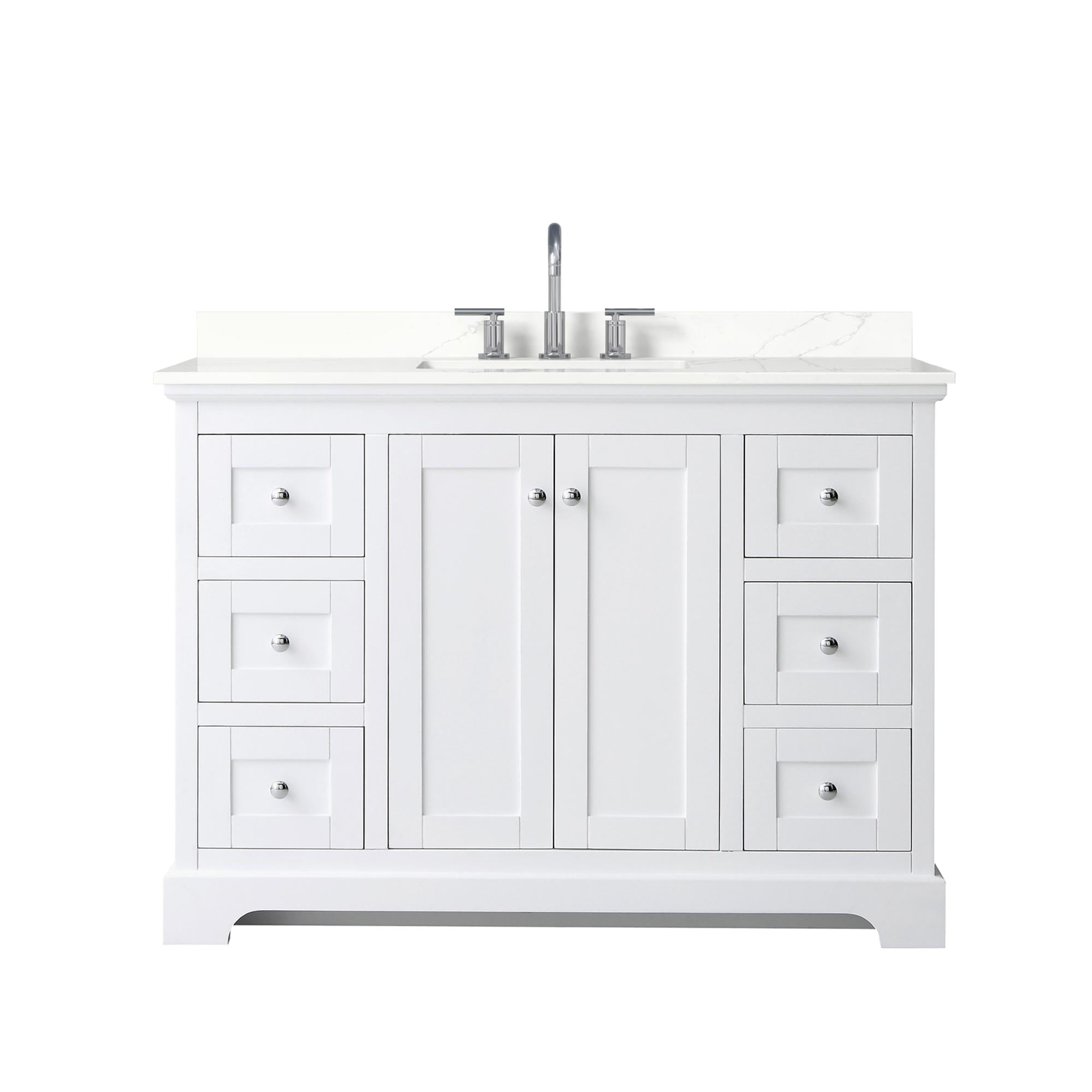 Wyndham Collection WCV232348SWHGTUS3MXX Bath-Vanity-Combo - View #2
