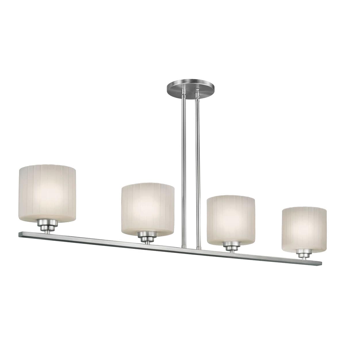Forte Lighting 1308199 2626-04-55 Signature Island Light Brushed Nickel