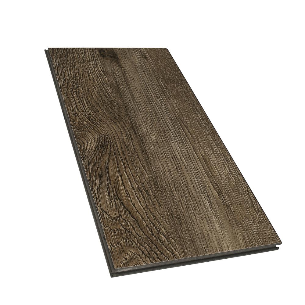 STAINMASTER Burnished Oak- Fawn 12-mil x 6-in W x 48-in L Interlocking  Luxury Vinyl Plank Flooring at