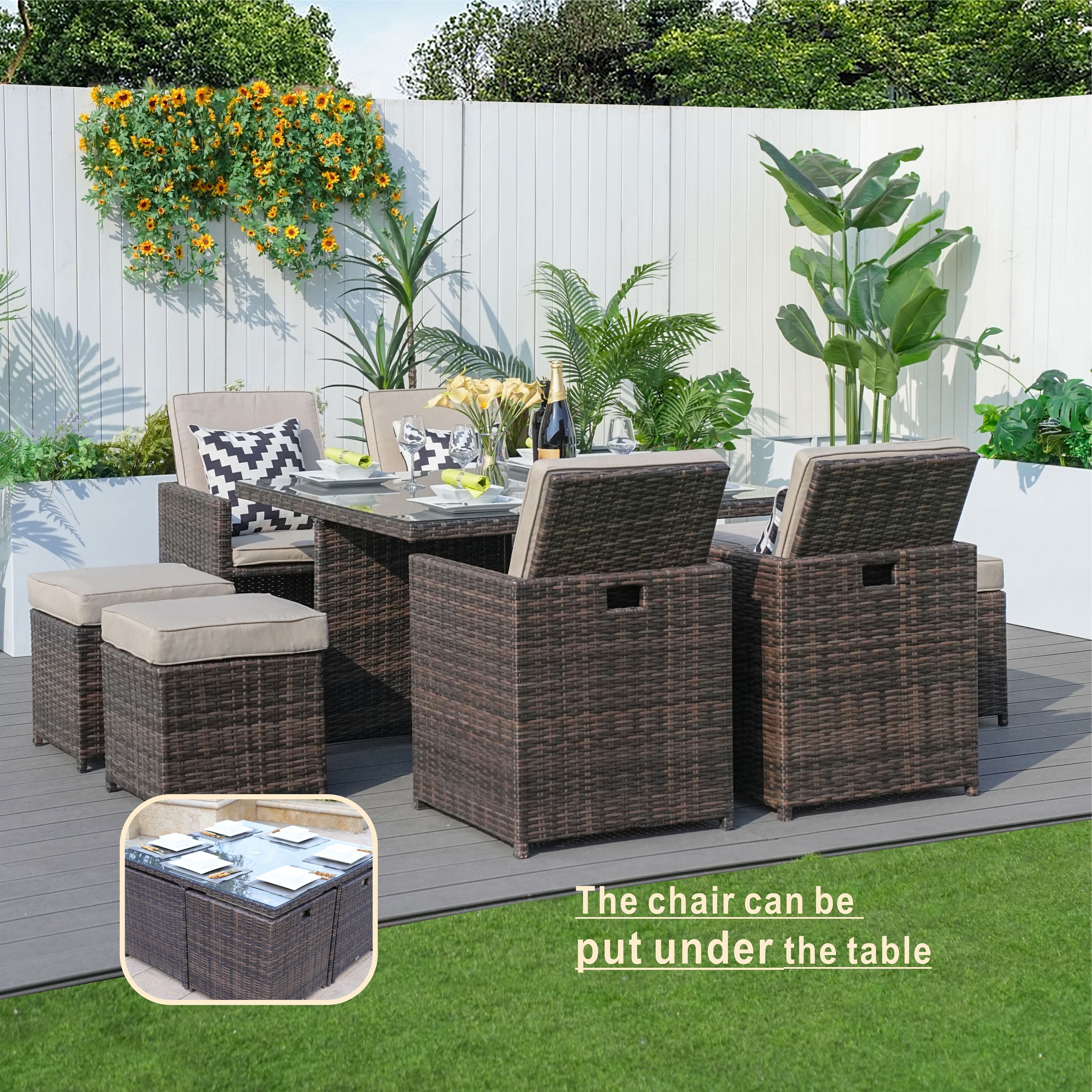 Moda Furnishings MOD-3233B-B Patio-Dining-Sets - View #7