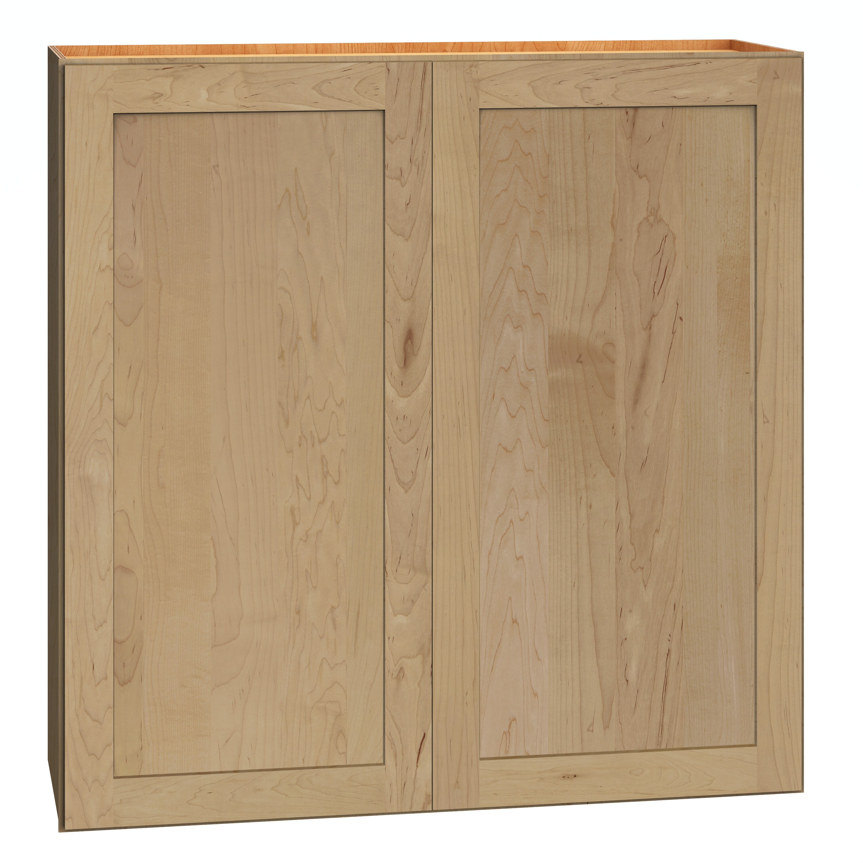Diamond Express 62K-W3636 Jamestown 36-in W x 36-in H x 12-in D Coastline Brown Wall Fully assembled Plywood Cabinet (Recessed Panel Shaker)