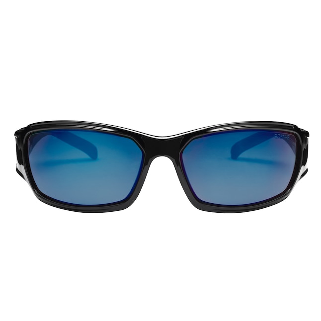 Skullerz Ergodyne Thor Safety Glasses/Sunglasses, Black Frame, Blue ...