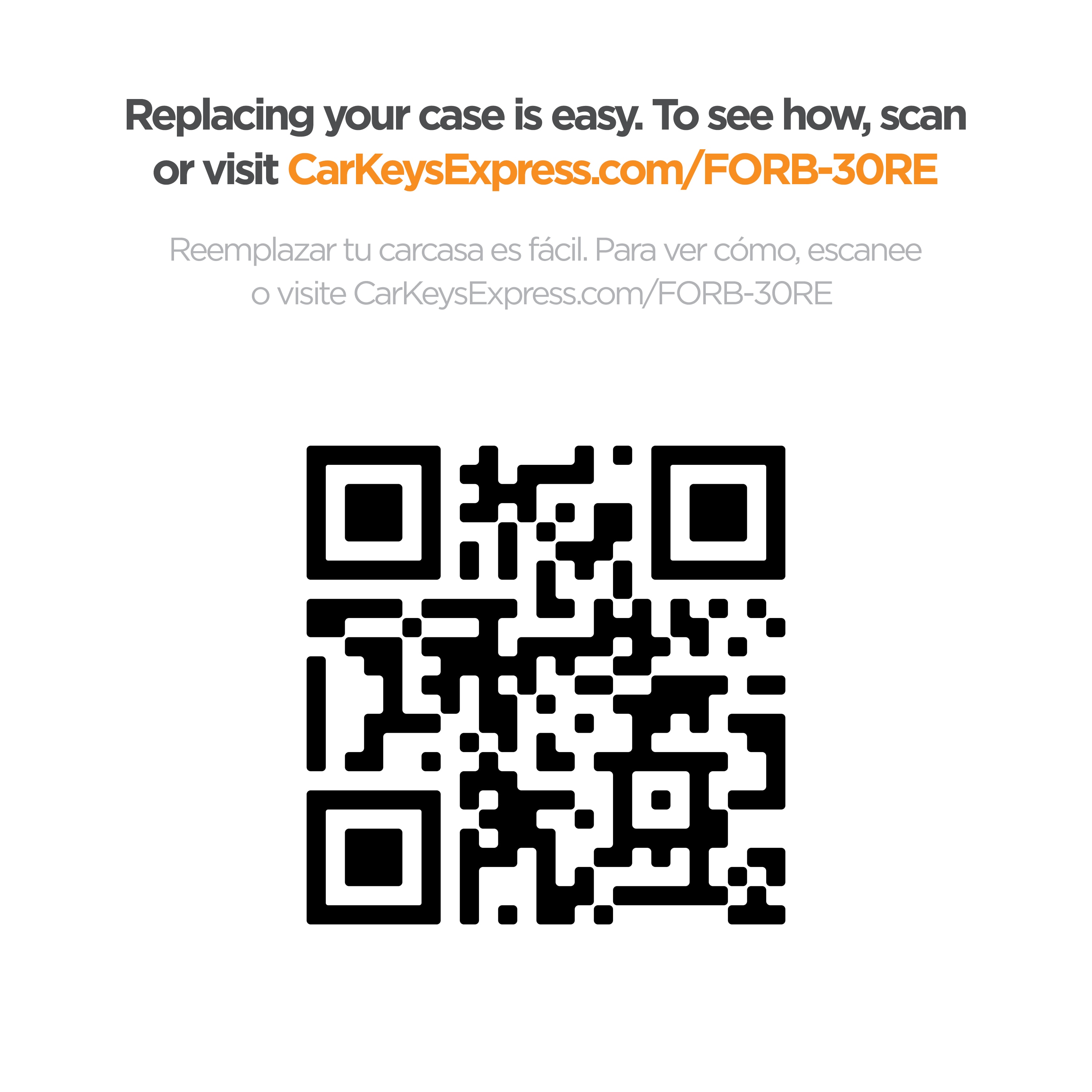 Car Keys Express FORB-30RE Key-Accessories - View #6