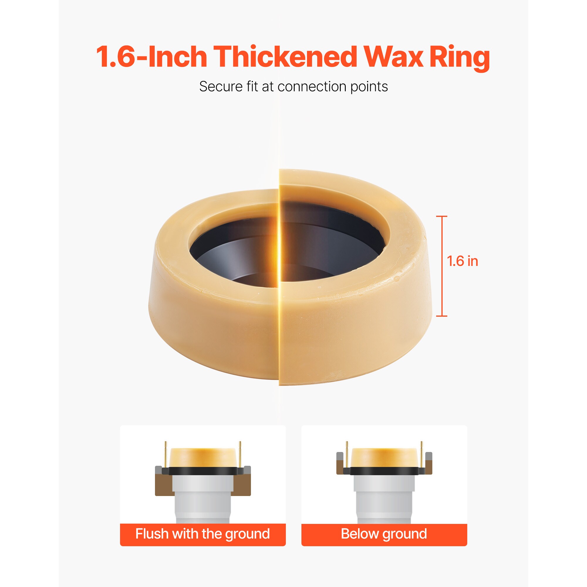 VEVOR SCCSLH1JTYPJ09641V0 Wax-Ring - View #3
