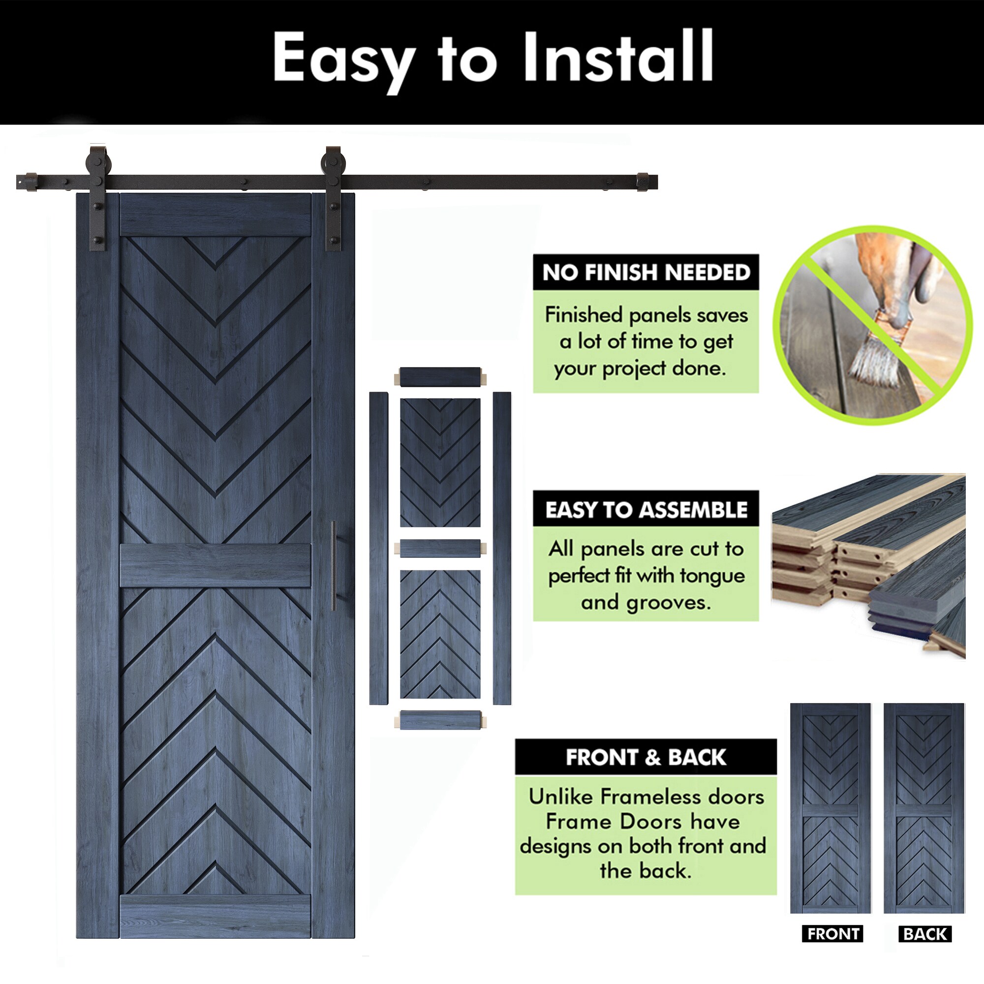 HOMACER YT1H066C-JT4-3280-NA Barn-Doors - View #3