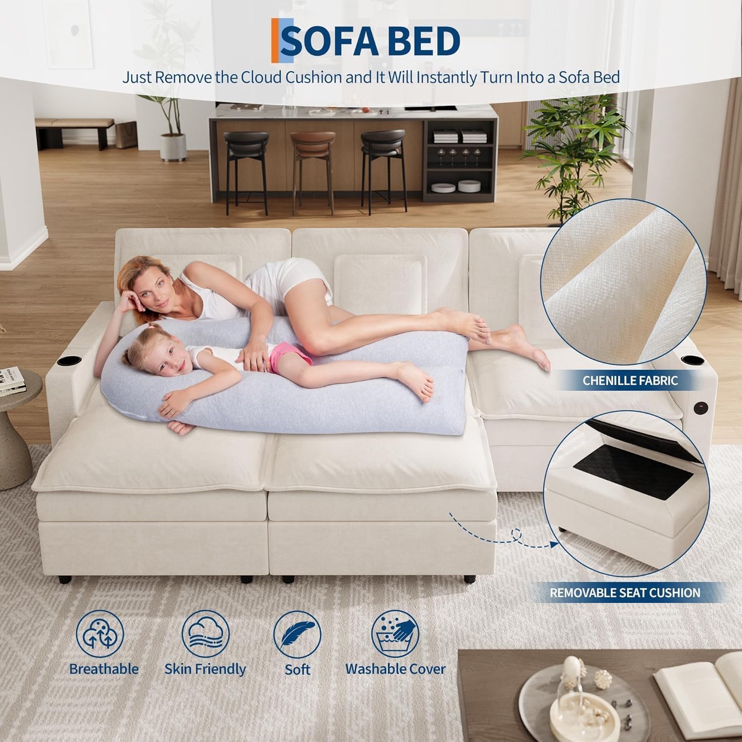 Qeetex LHF-SF-QTY9U8028 Sofas-Loveseats - View #3