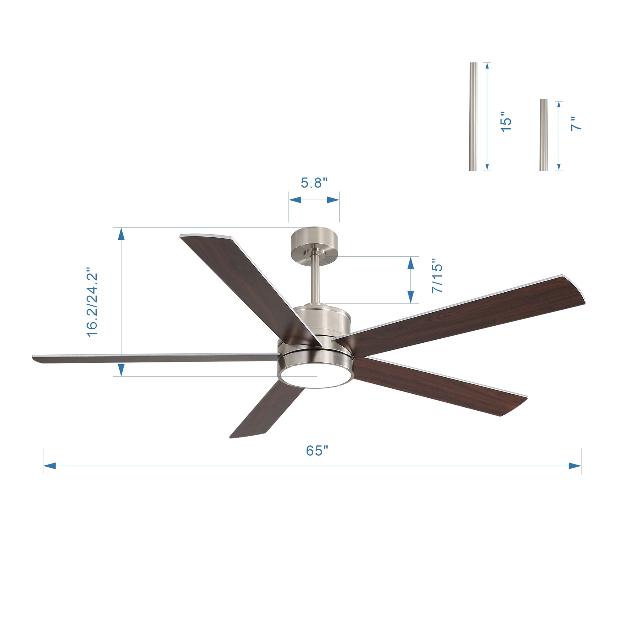 Breezary 29007-SN Ceiling-Fans - View #10