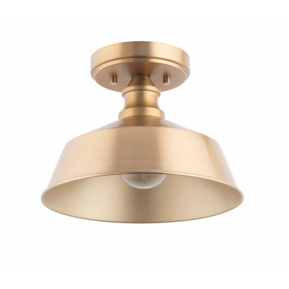 Brio A-BRIO-BO101G Bola 1 - Light Semi-Flush Mount in  Gold