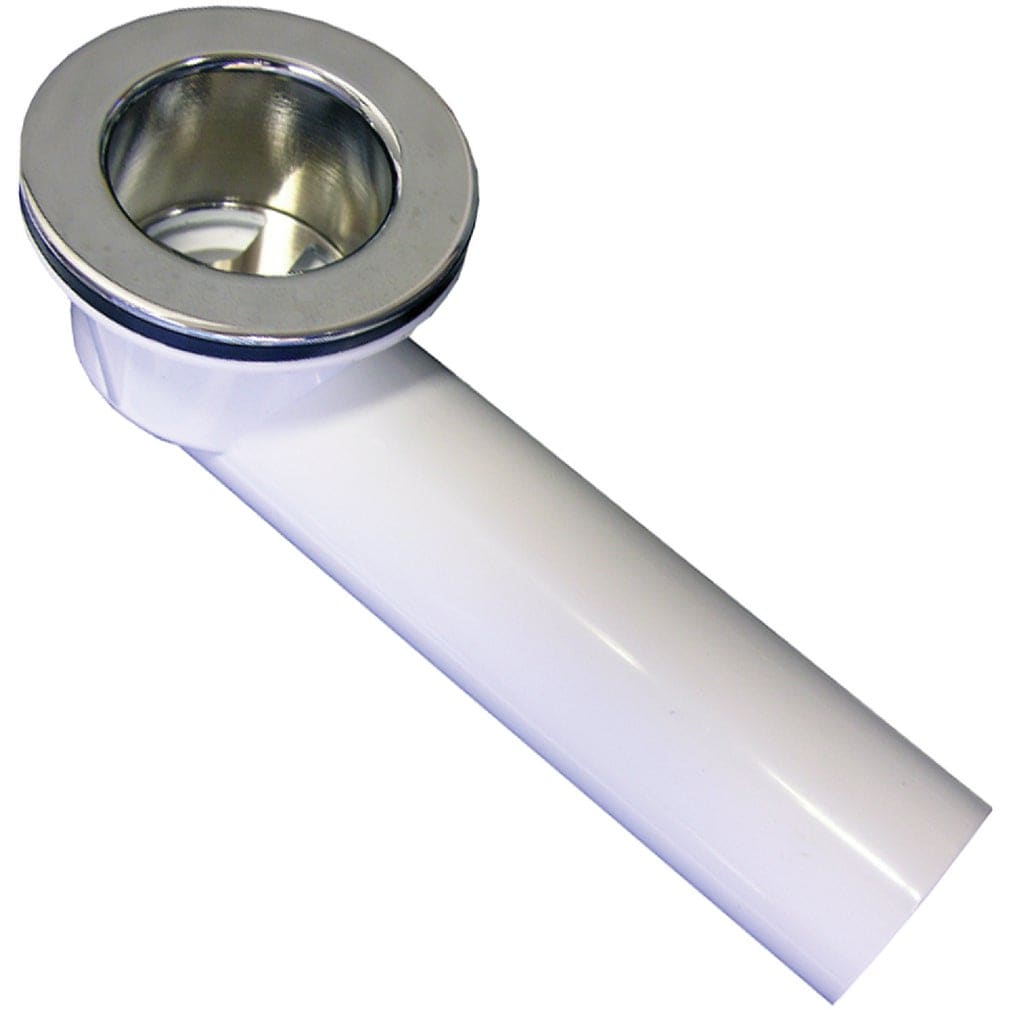 LASCO - 03-5015 Bathtub Shoe with Chrome Strainer 1-1/2 inch PVC