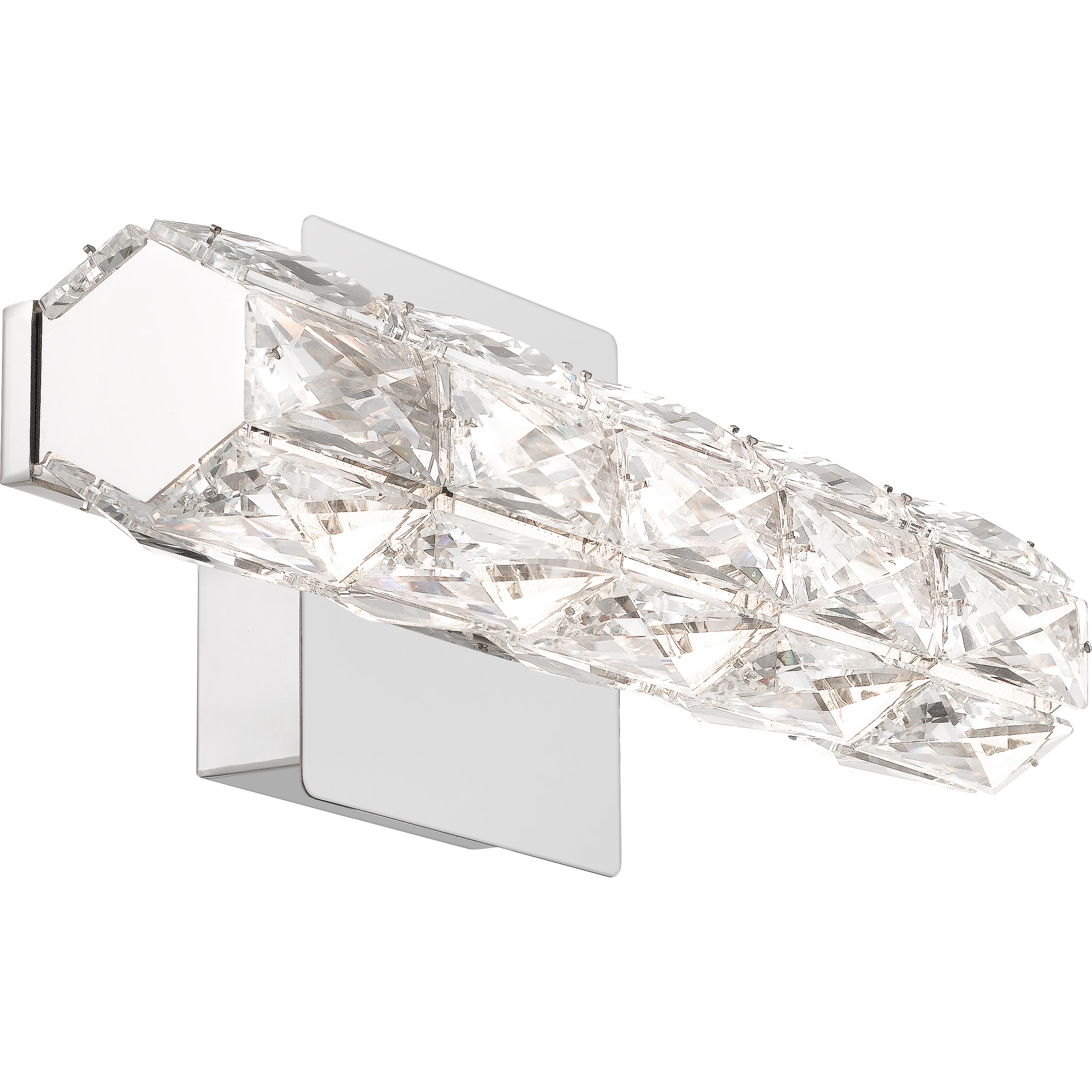 Quoizel Luster 14.75-in 1-Light Polished Chrome LED Modern/Contemporary ...