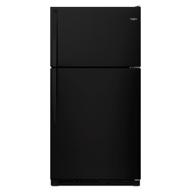 Whirlpool 20.5-cu ft Top-Freezer Refrigerator (White) in the Top-Freezer  Refrigerators department at