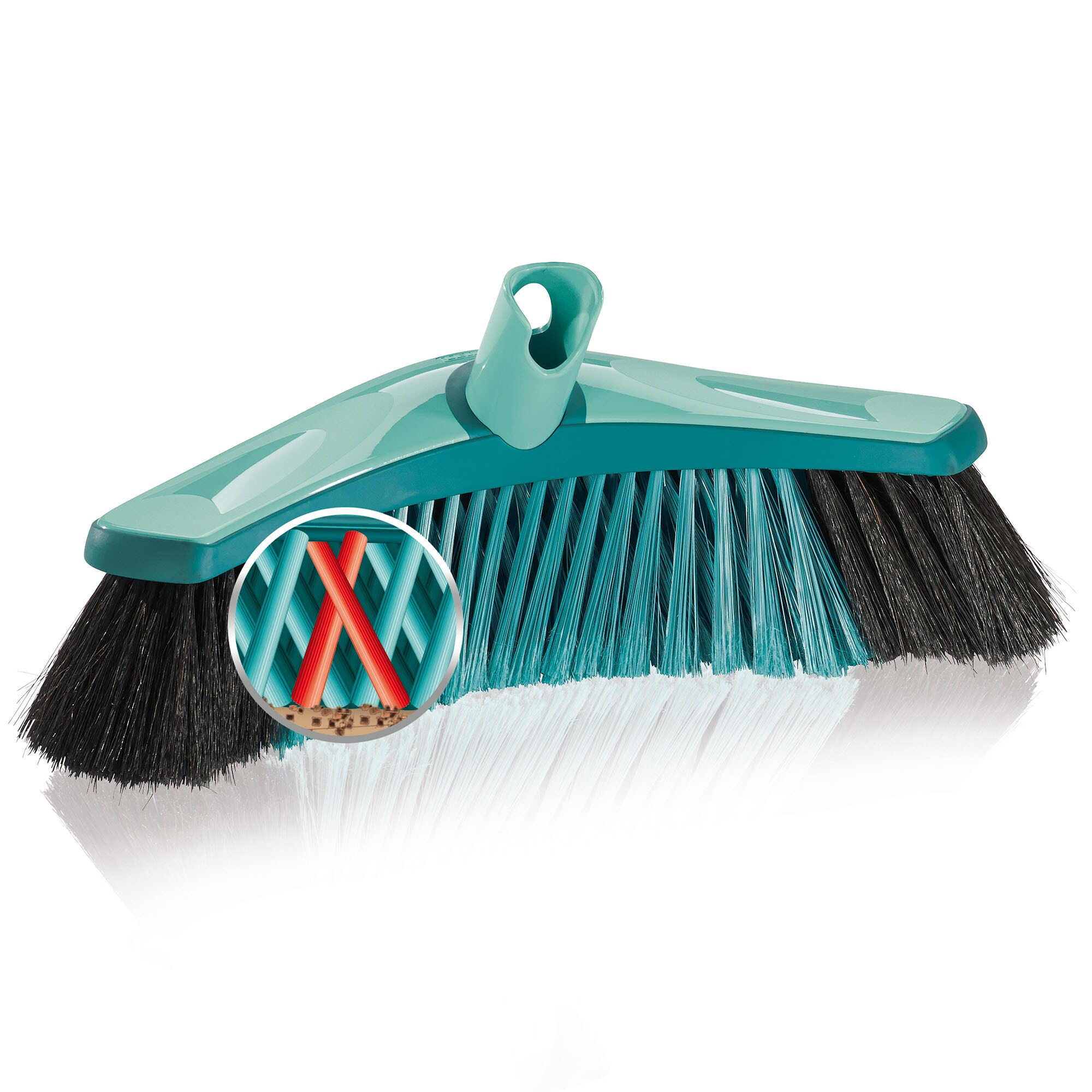 Leifheit 13.8-in Poly Fiber Push Broom at