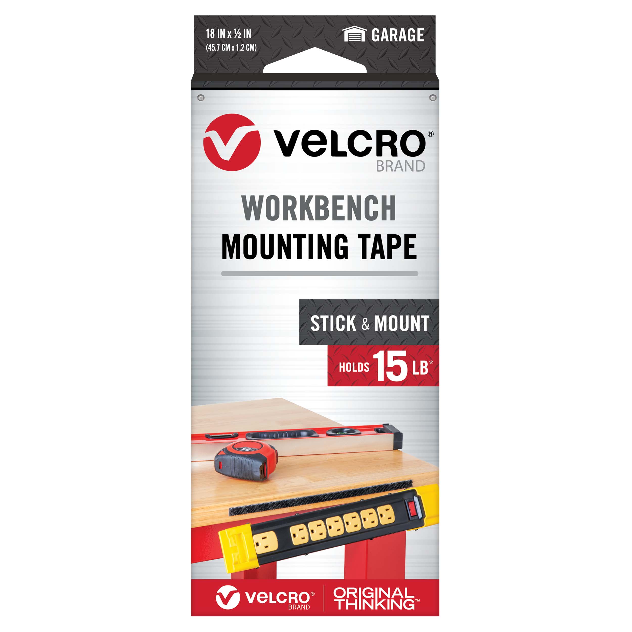 VELCRO Brand - Industrial Strength | Indoor & Outdoor Use | Superior  Holding Power on Smooth Surfaces | Size 4ft x 2in | Tape, White - Pack of 1