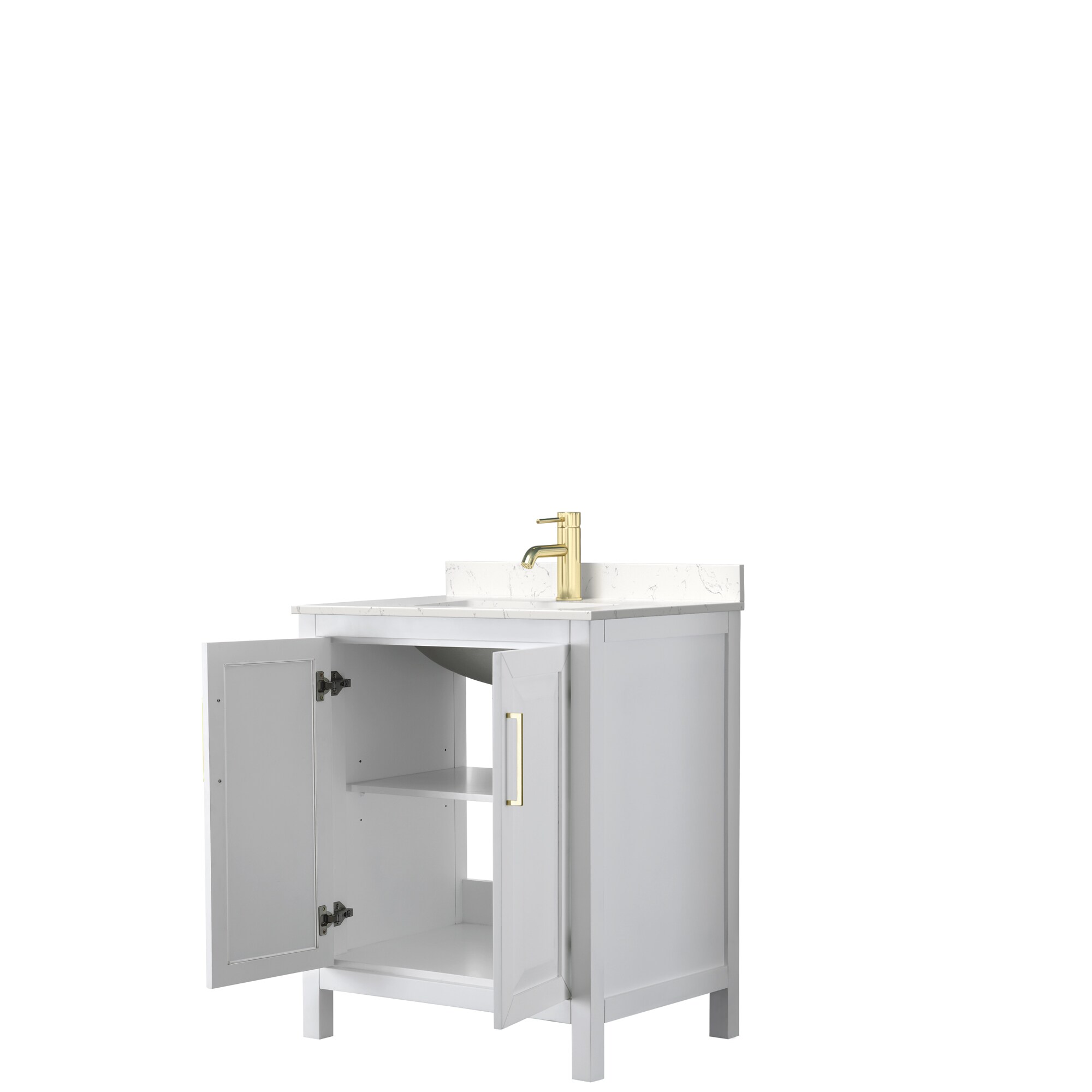 Wyndham Collection WCV252530SWGC2UNSMXX Bath-Vanity-Combo - View #2