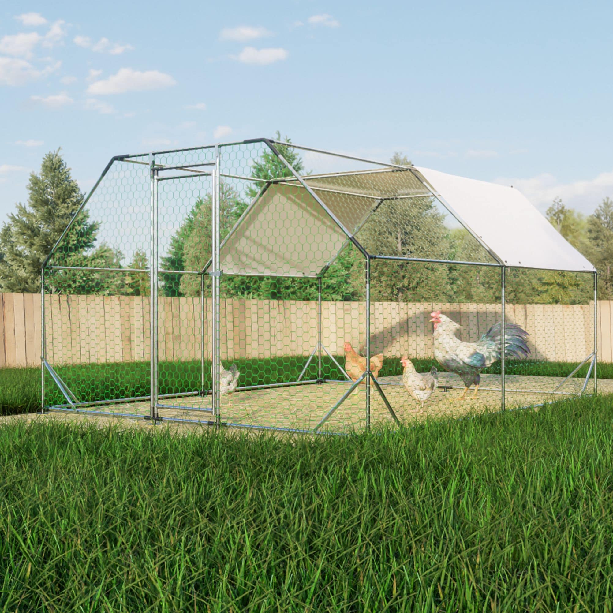 Siavonce XH77284 Chicken-Coops-Rabbit-Hutches - View #6