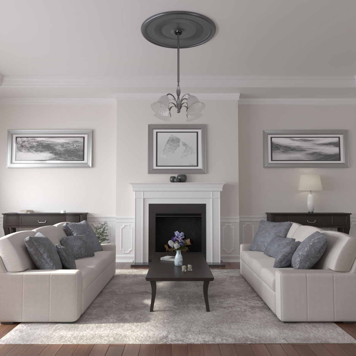 Ekena Millwork CM51NEPES Ceiling-Medallions - View #4