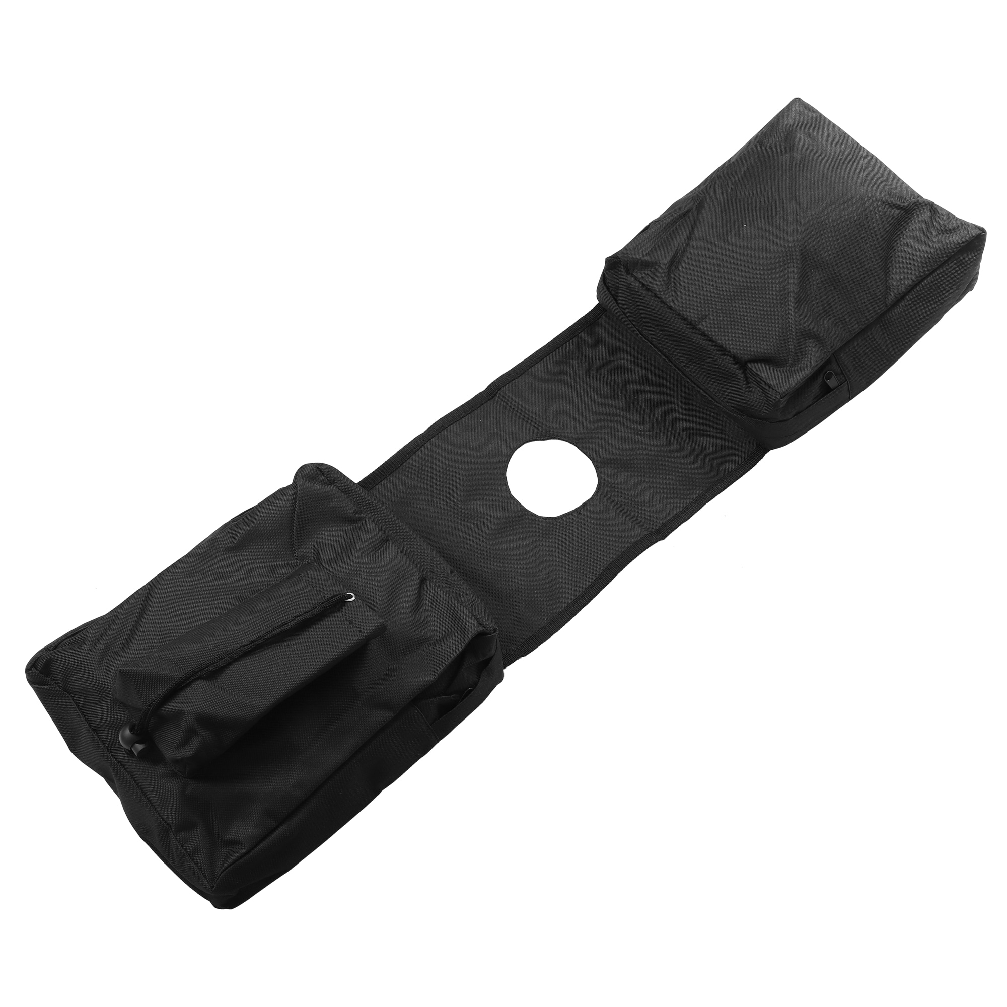Unique Bargains ATV Fender Bag Hanging Cargo Tank Saddle Bag ATV Gear Bags for Polaris Sportsman Scrambler TRX FourTrax Outlander Black