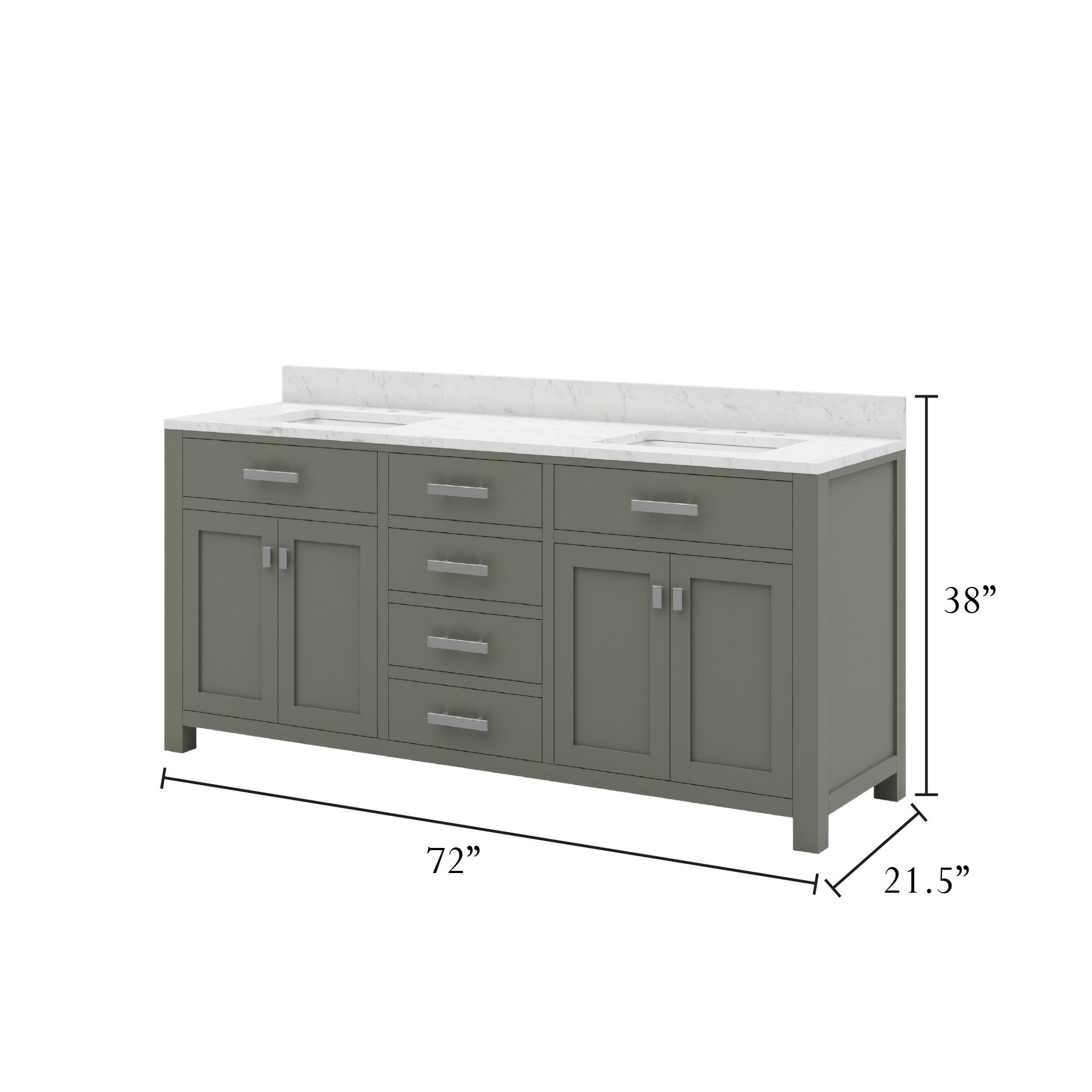 Water Creation MS72CW01GN-000BL1401 Bath-Vanity-Combo - View #9